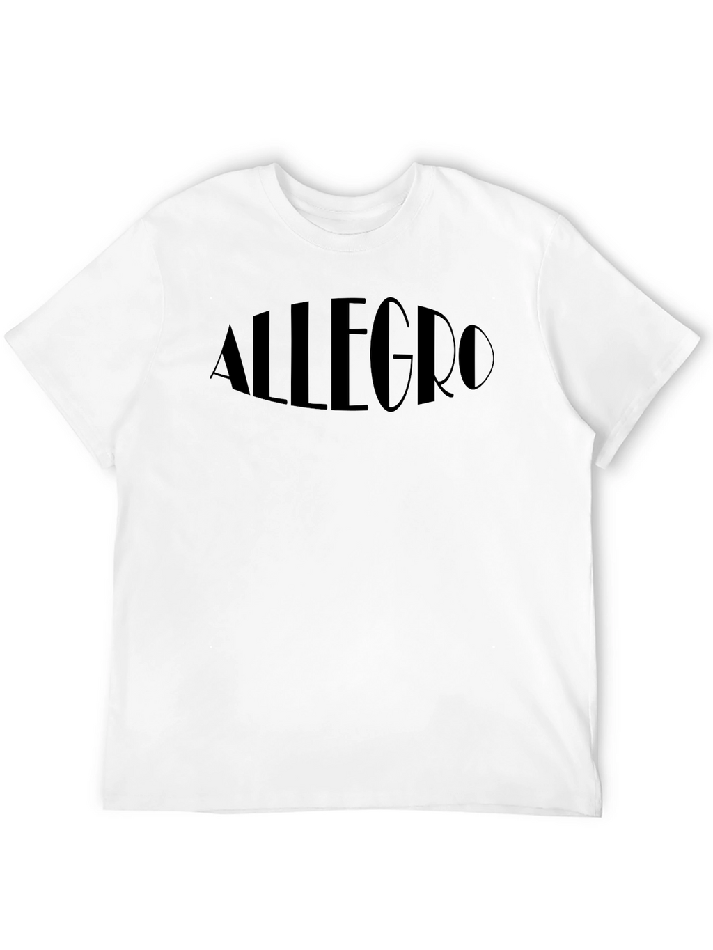 Allegro Black T-Shirt - Stylish Graphic Tee