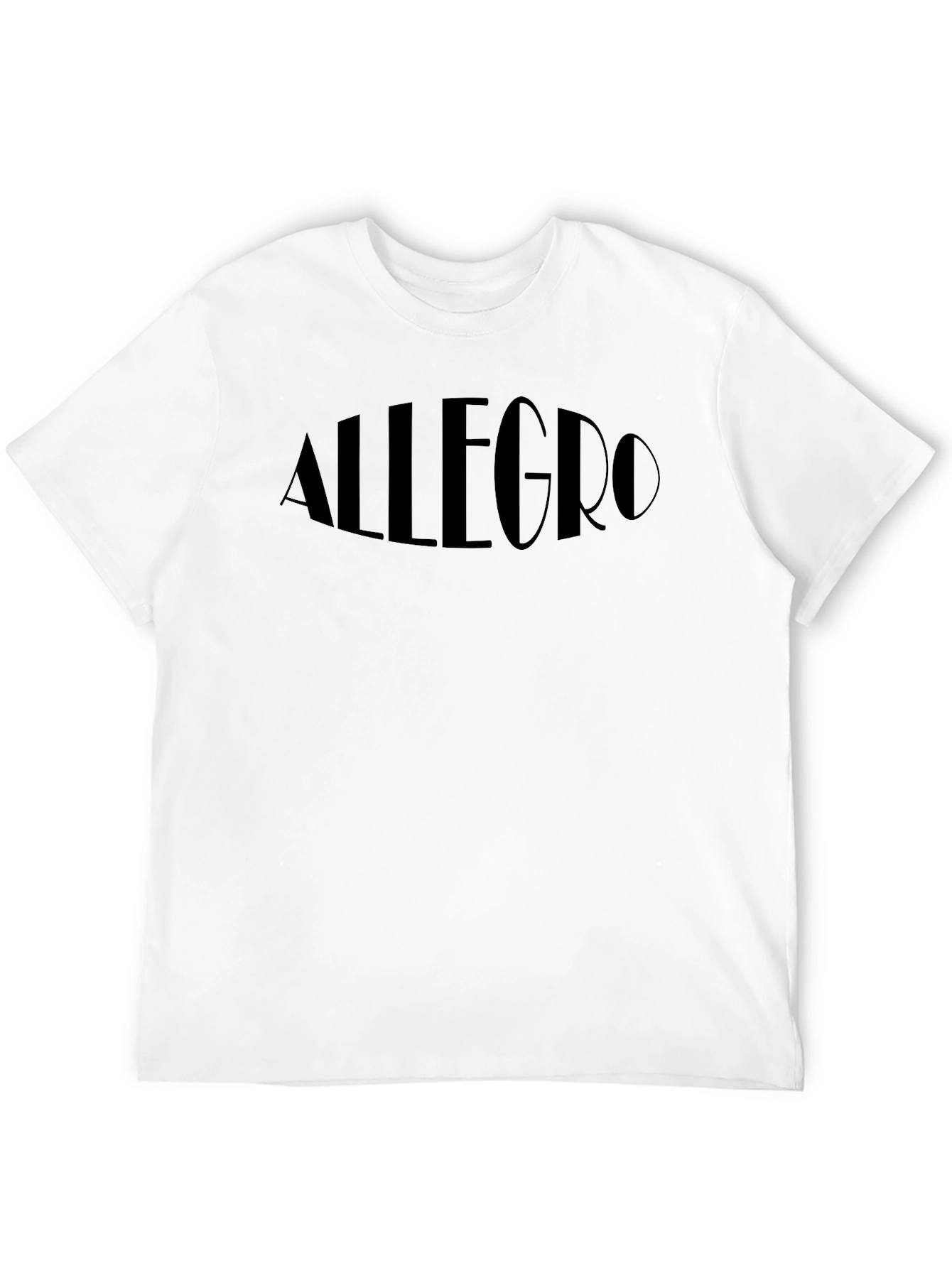 Allegro Black T-Shirt - Stylish Graphic Tee