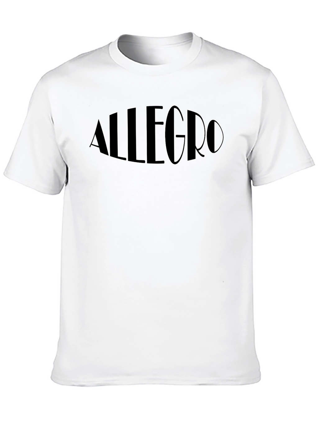 Allegro Black T-Shirt - Stylish Graphic Tee