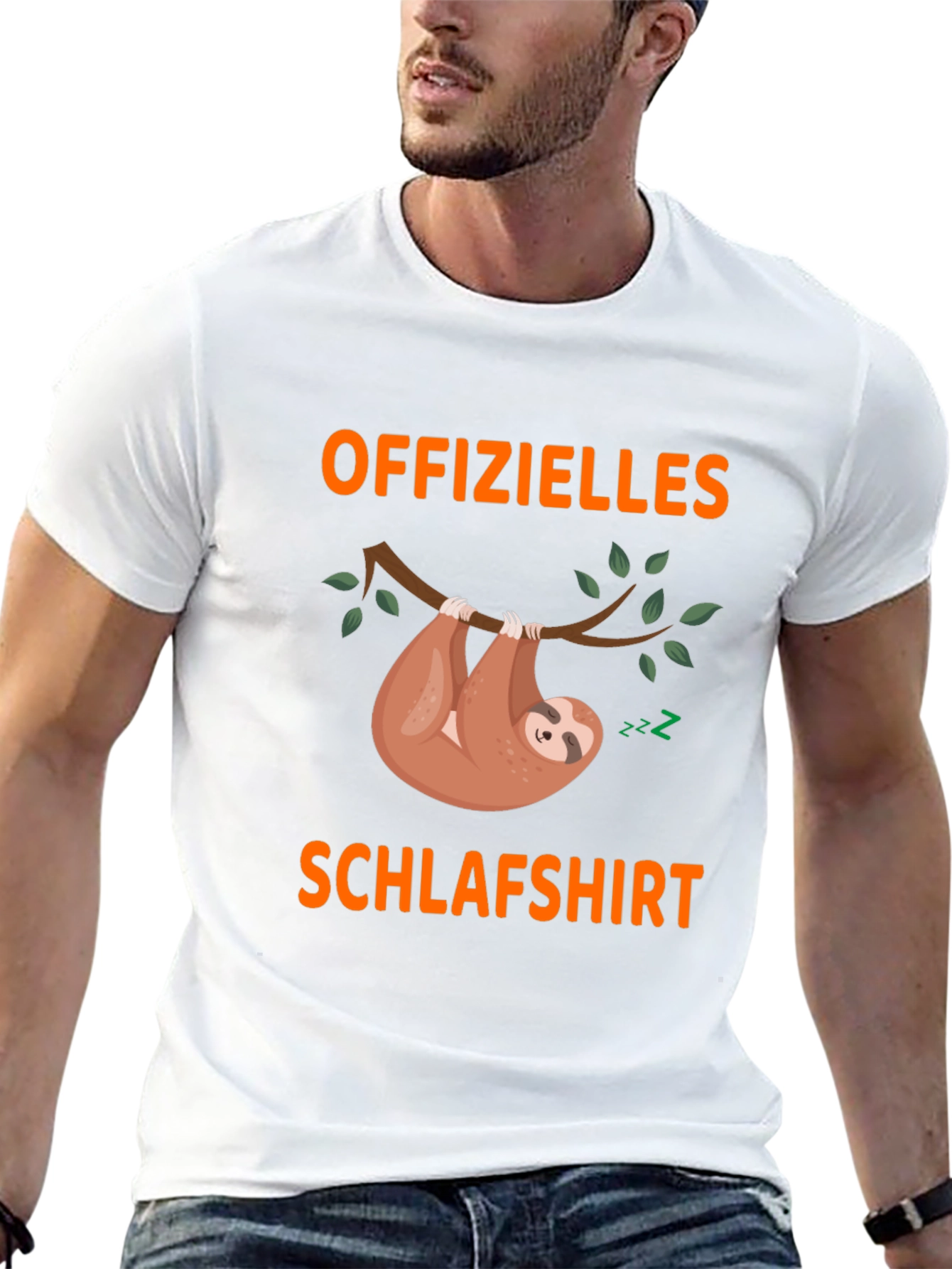 Officelles Schlafshirt Sloth T-Shirt