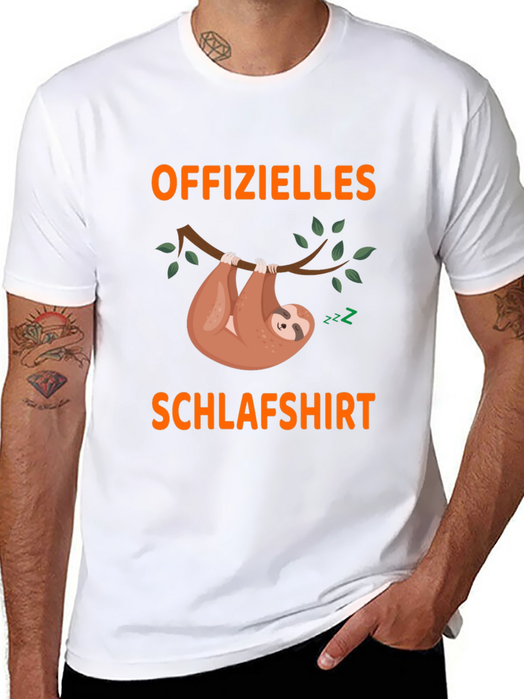Officelles Schlafshirt Sloth T-Shirt