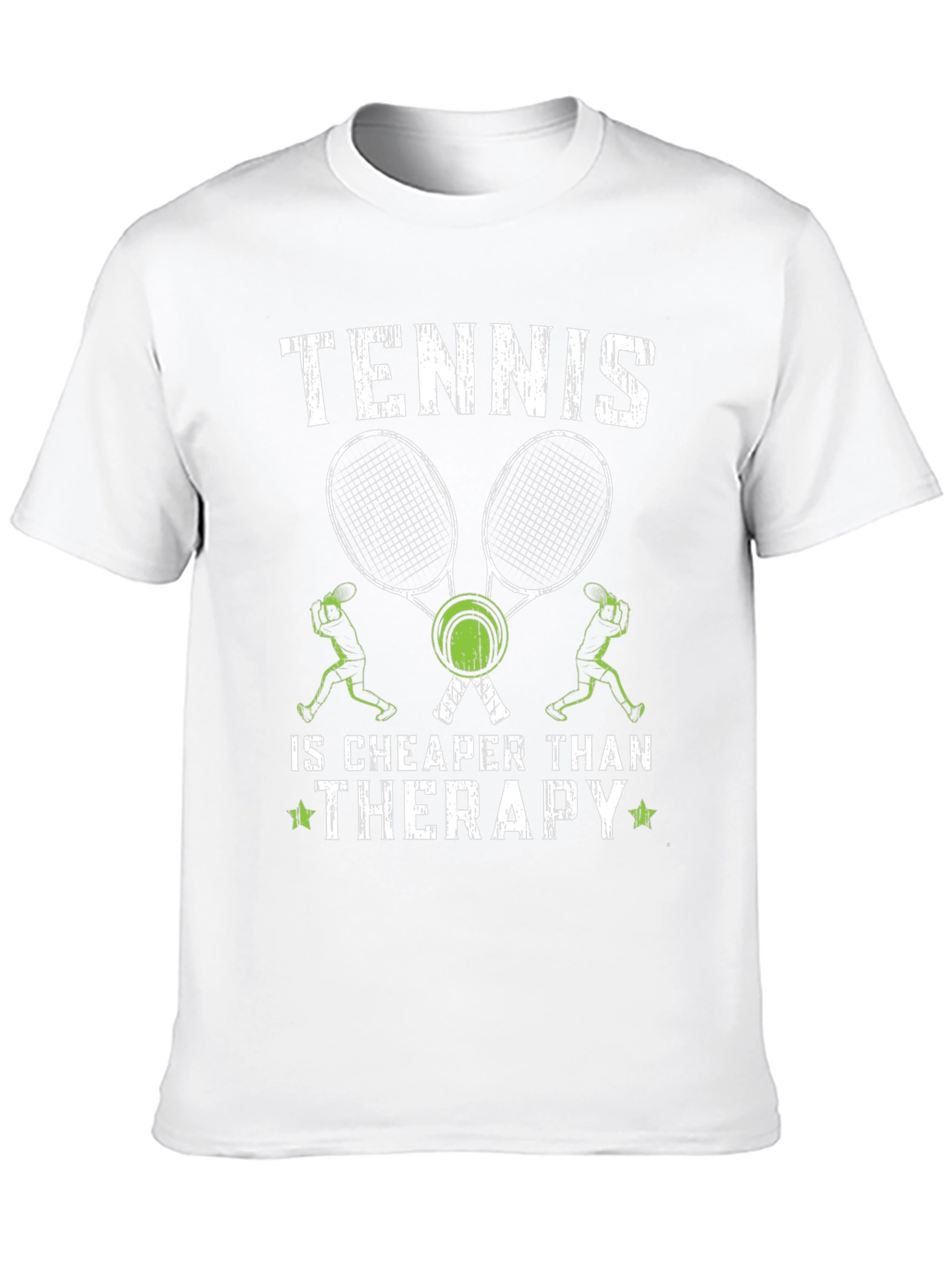 Tennis is Cheaper Than Therapy Graphic T-Shirt