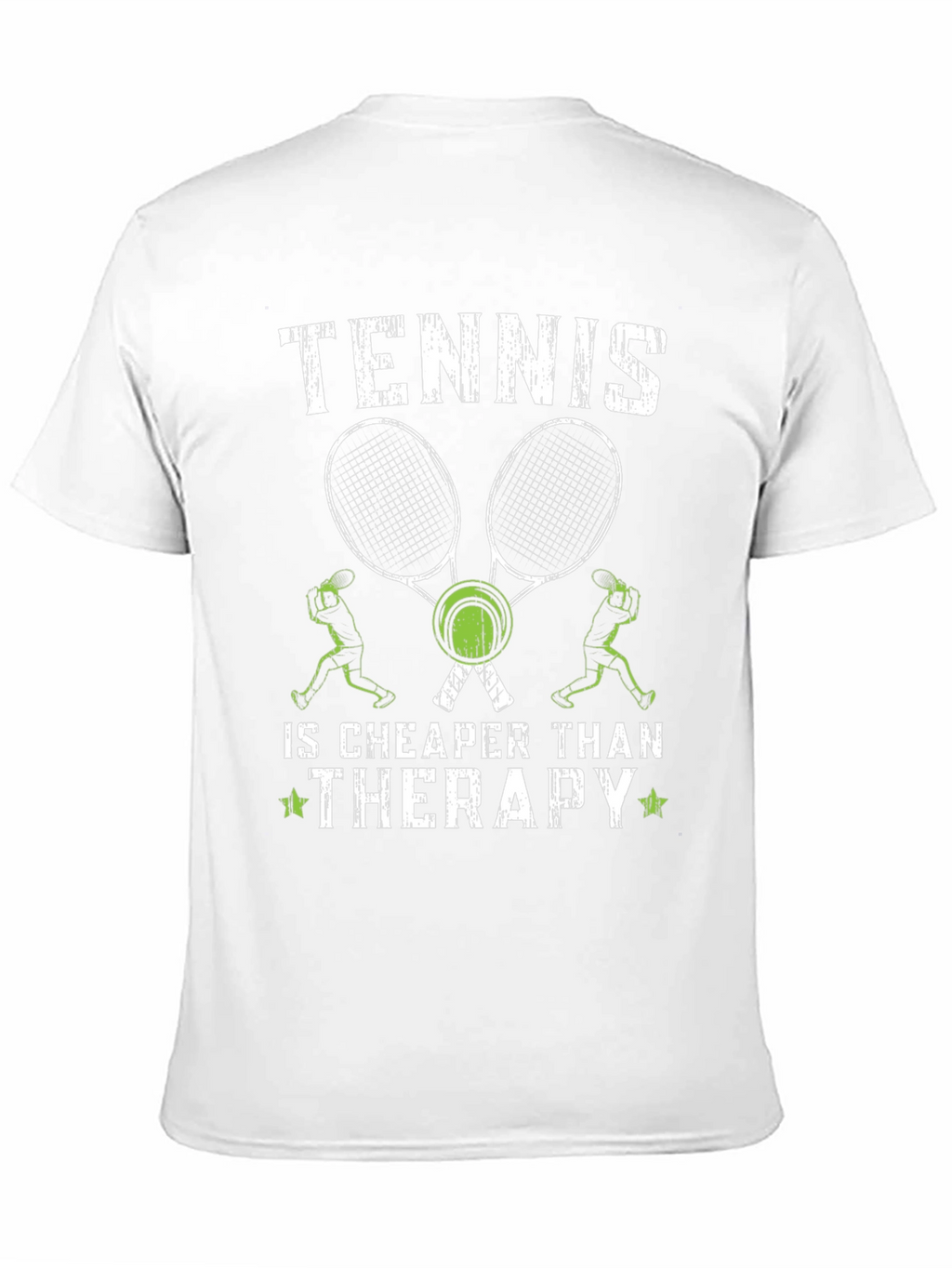 Tennis is Cheaper Than Therapy Graphic T-Shirt