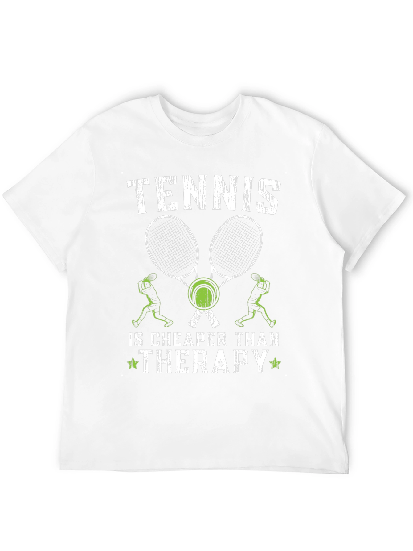 Tennis is Cheaper Than Therapy Graphic T-Shirt