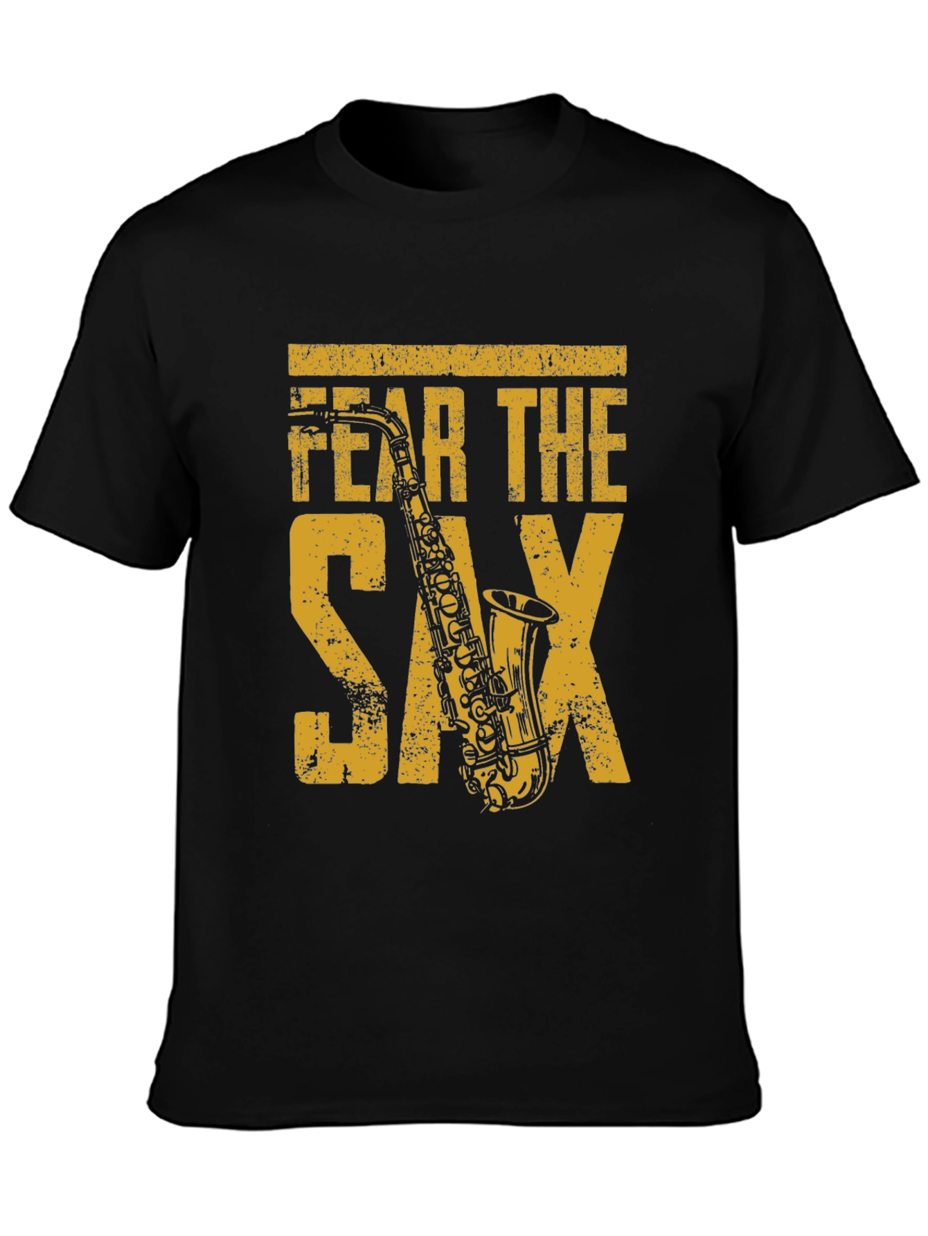 Fear The Sax T-Shirt - Musician Novelty Tee