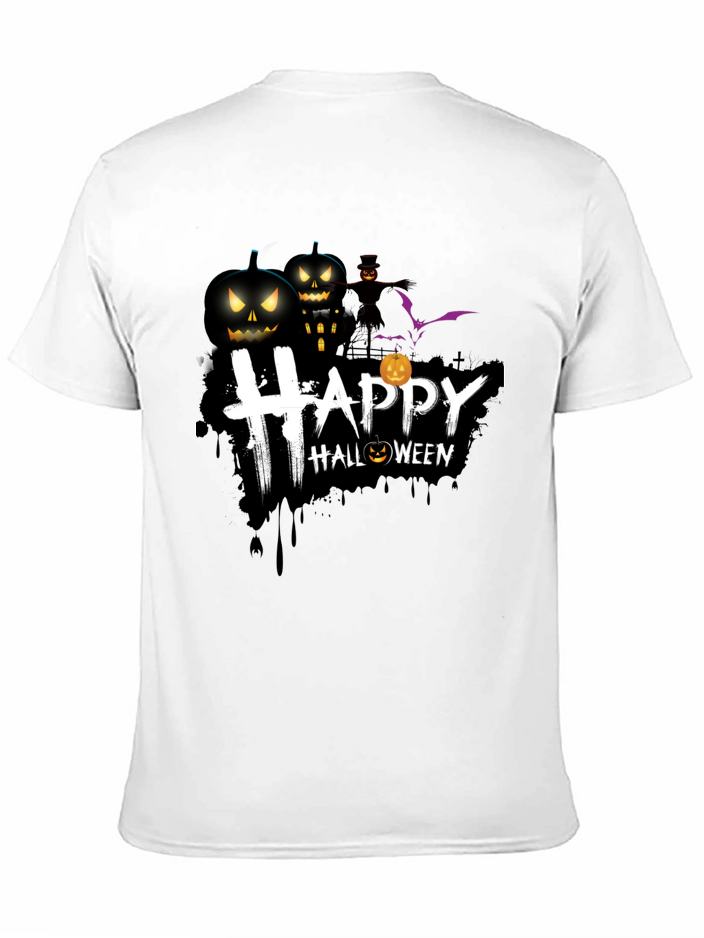 Happy Halloween Graphic T-Shirt - Spooky Season Tee