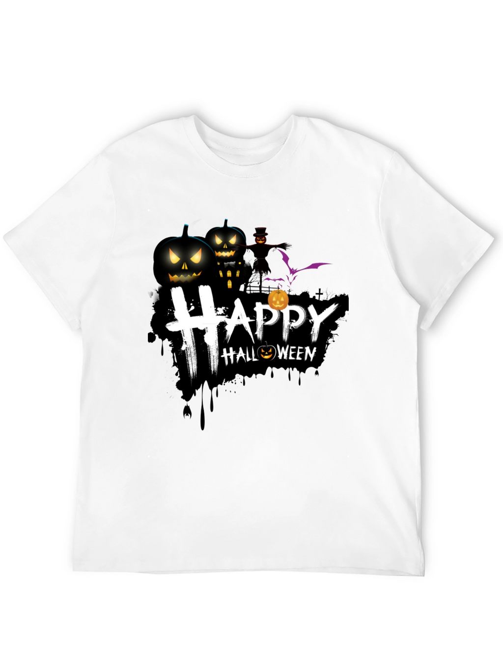 Happy Halloween Graphic T-Shirt - Spooky Season Tee