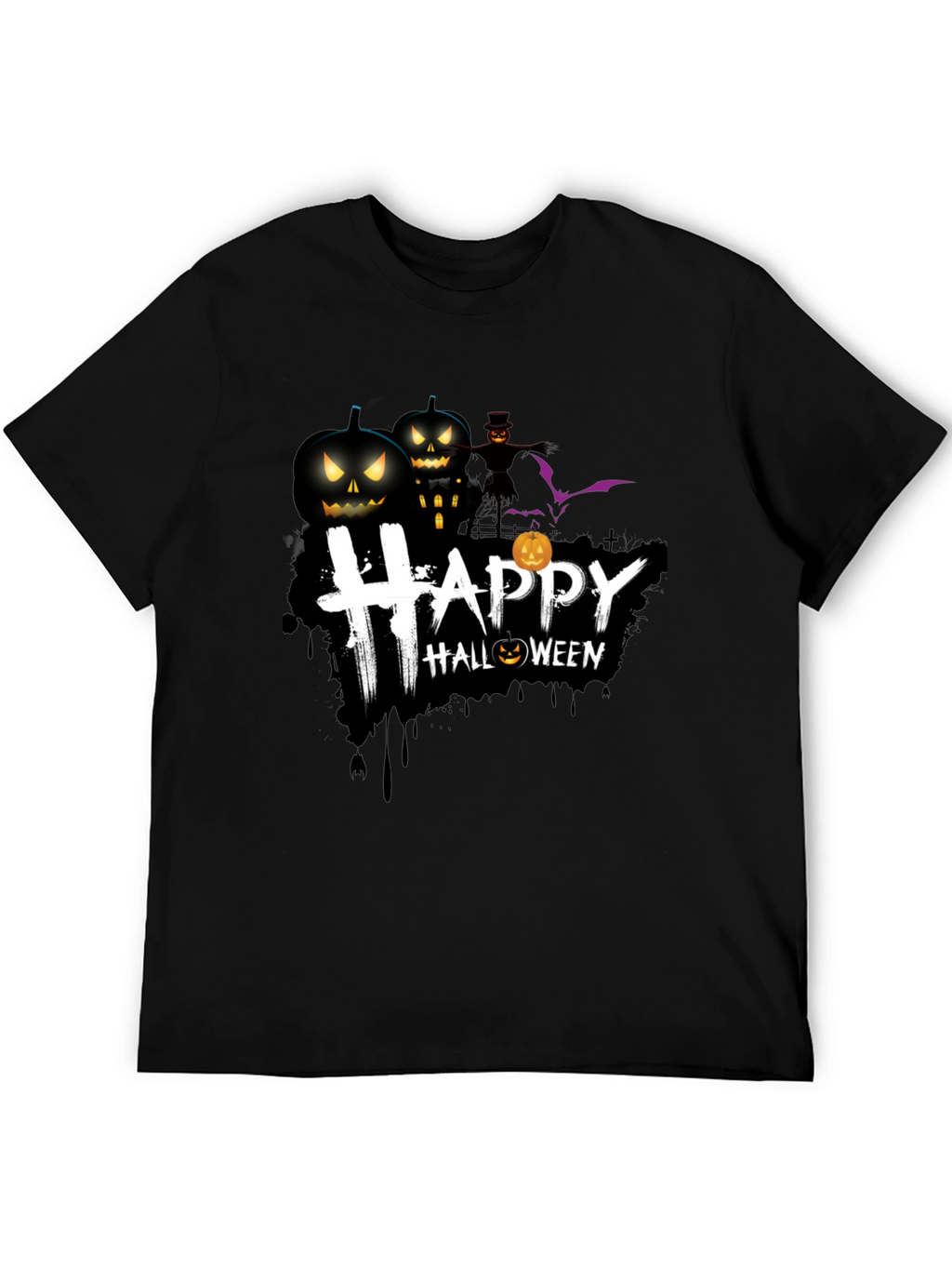 Happy Halloween Graphic T-Shirt - Spooky Season Tee