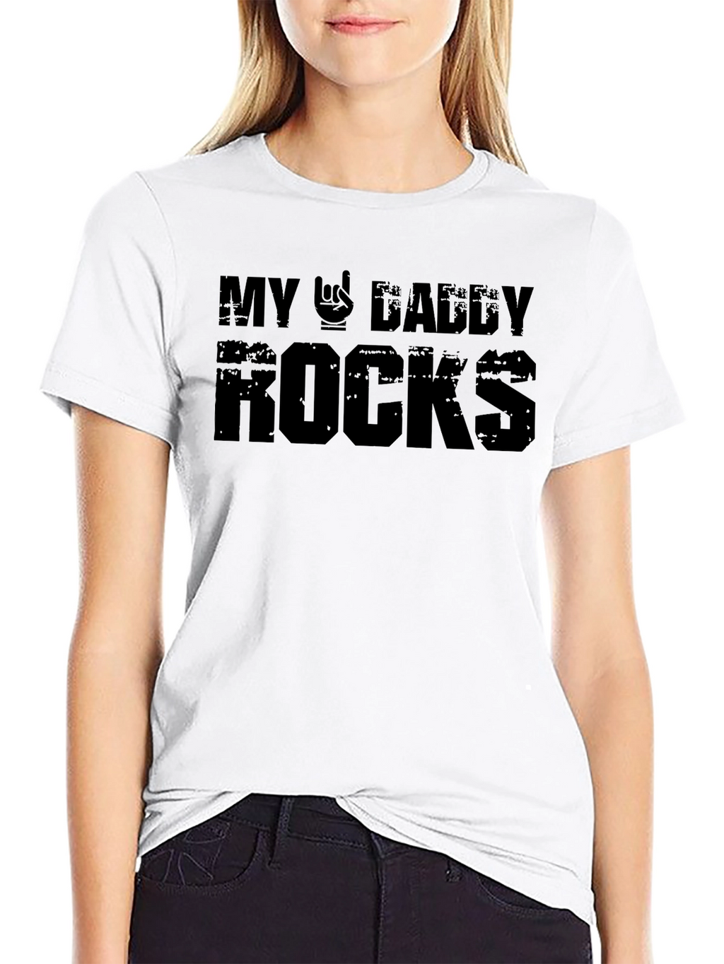 My Daddy Rocks Graphic T-Shirt