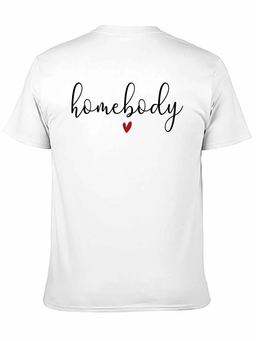 Homebody T-Shirt: Relaxed Fit Heart Detail