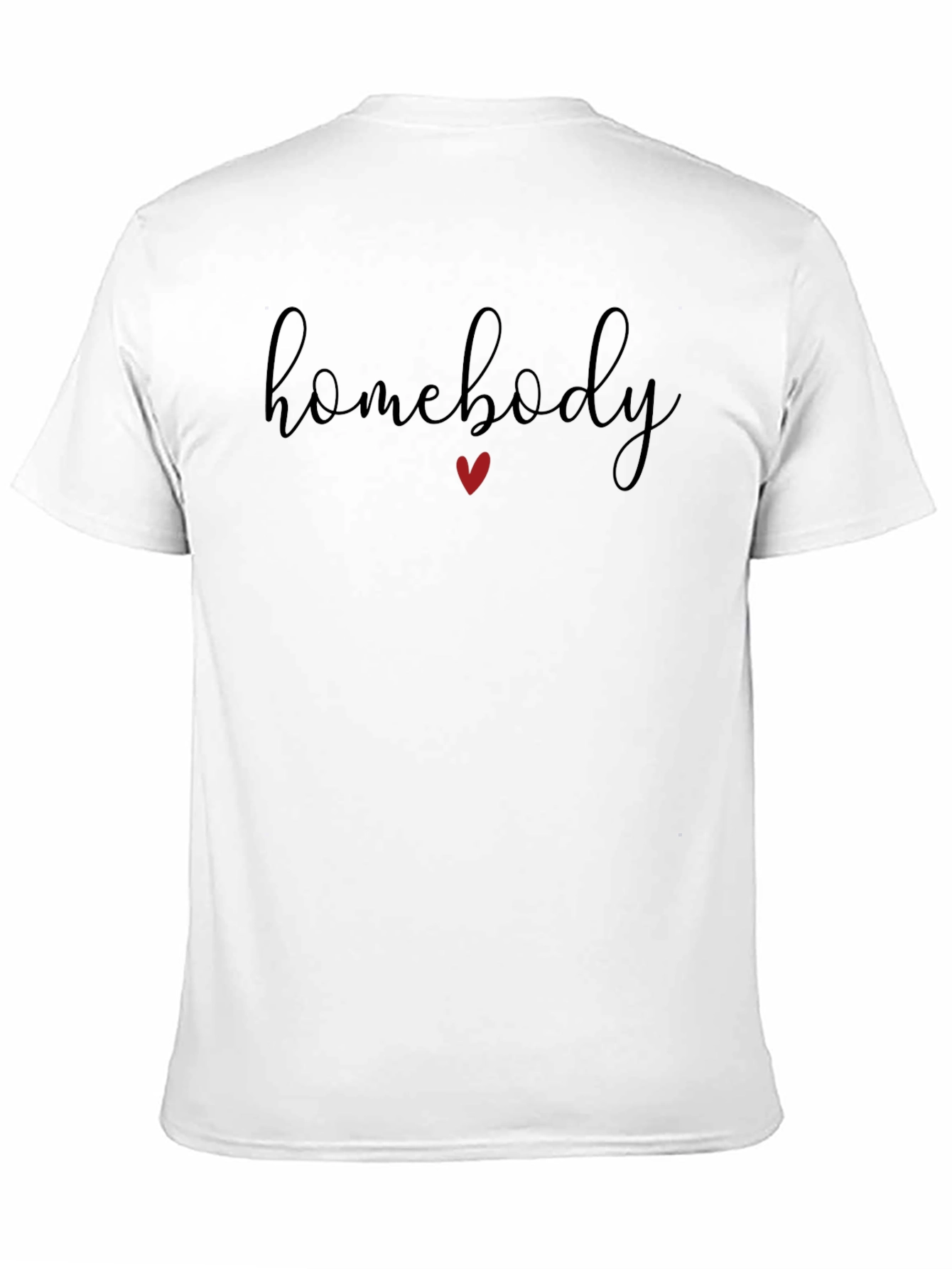 Homebody T-Shirt: Relaxed Fit Heart Detail