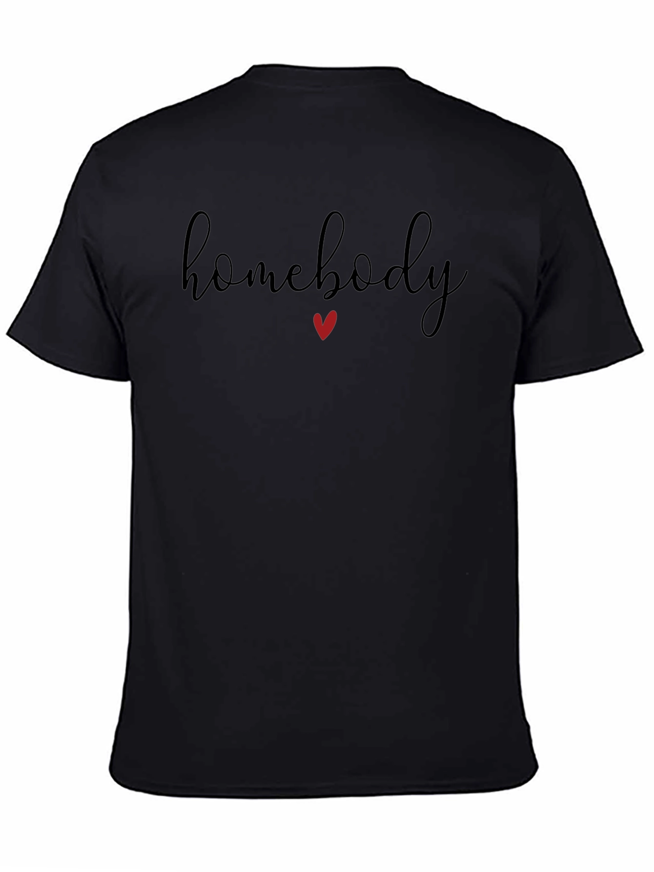 Homebody T-Shirt: Relaxed Fit Heart Detail