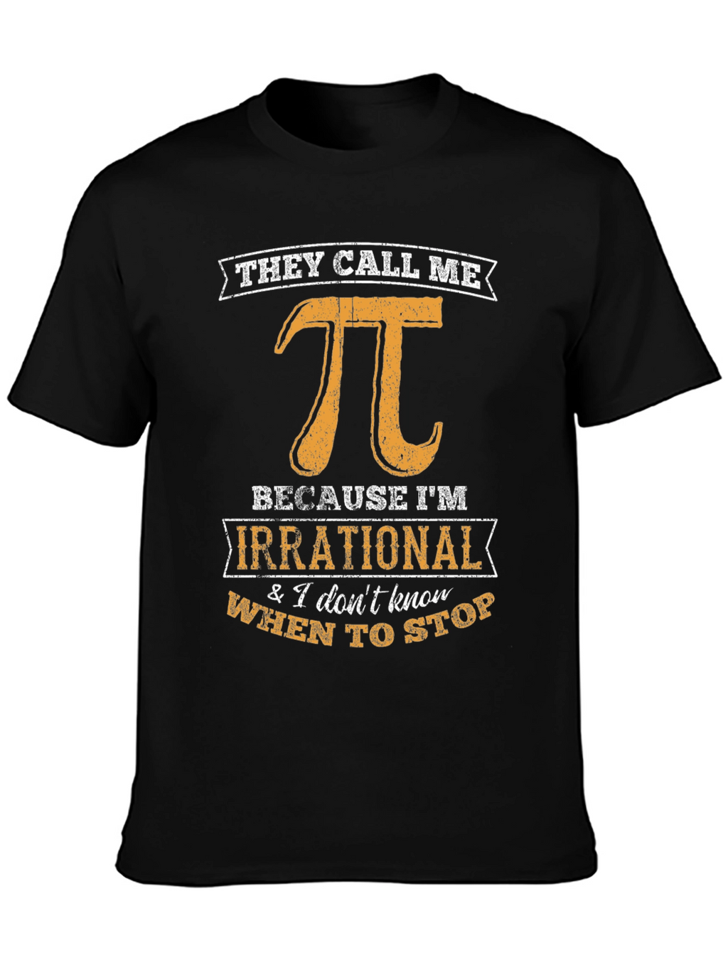 Irrational Pi T-Shirt - Funny Math Geek Tee