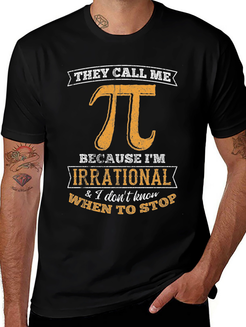 Irrational Pi T-Shirt - Funny Math Geek Tee