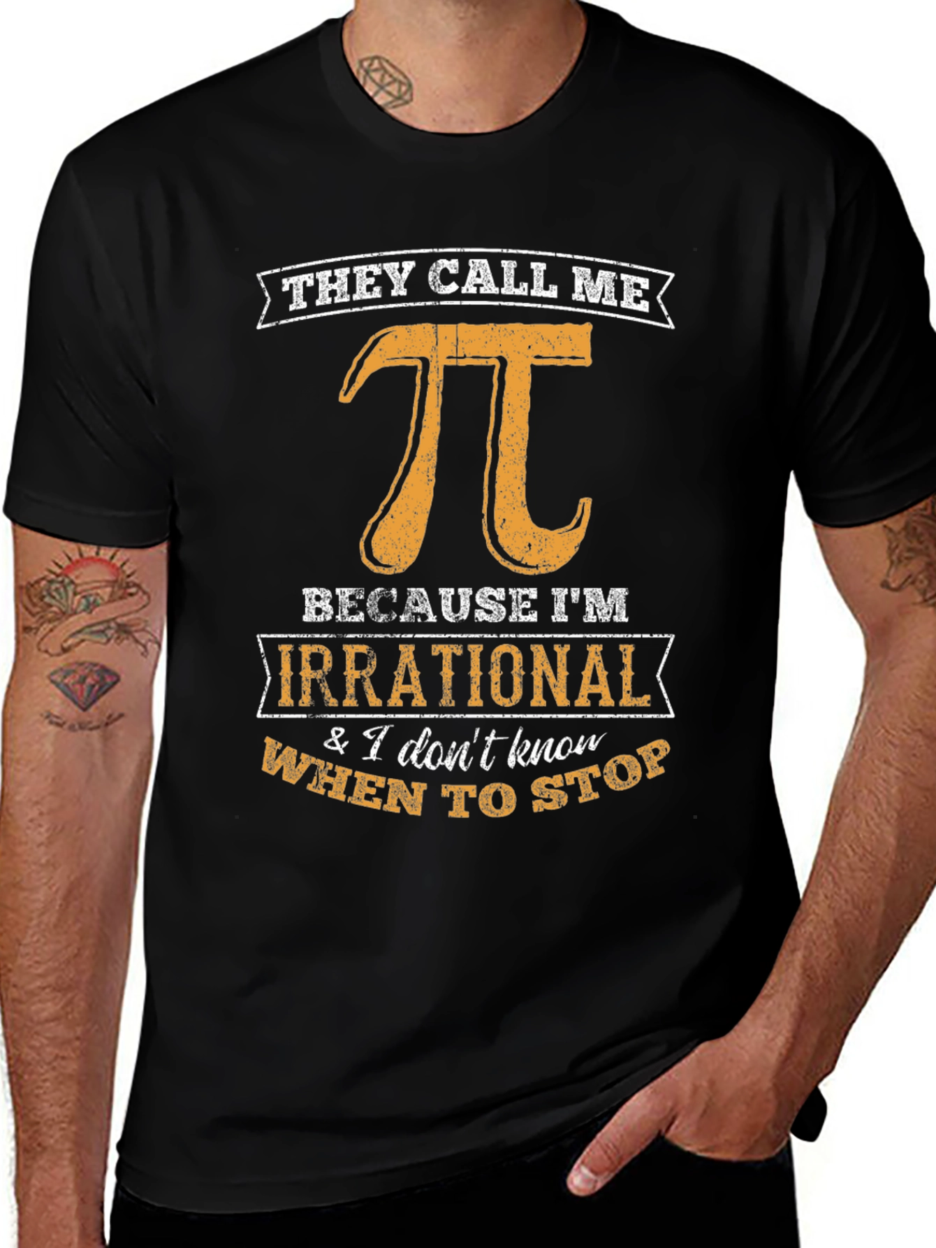 Irrational Pi T-Shirt - Funny Math Geek Tee