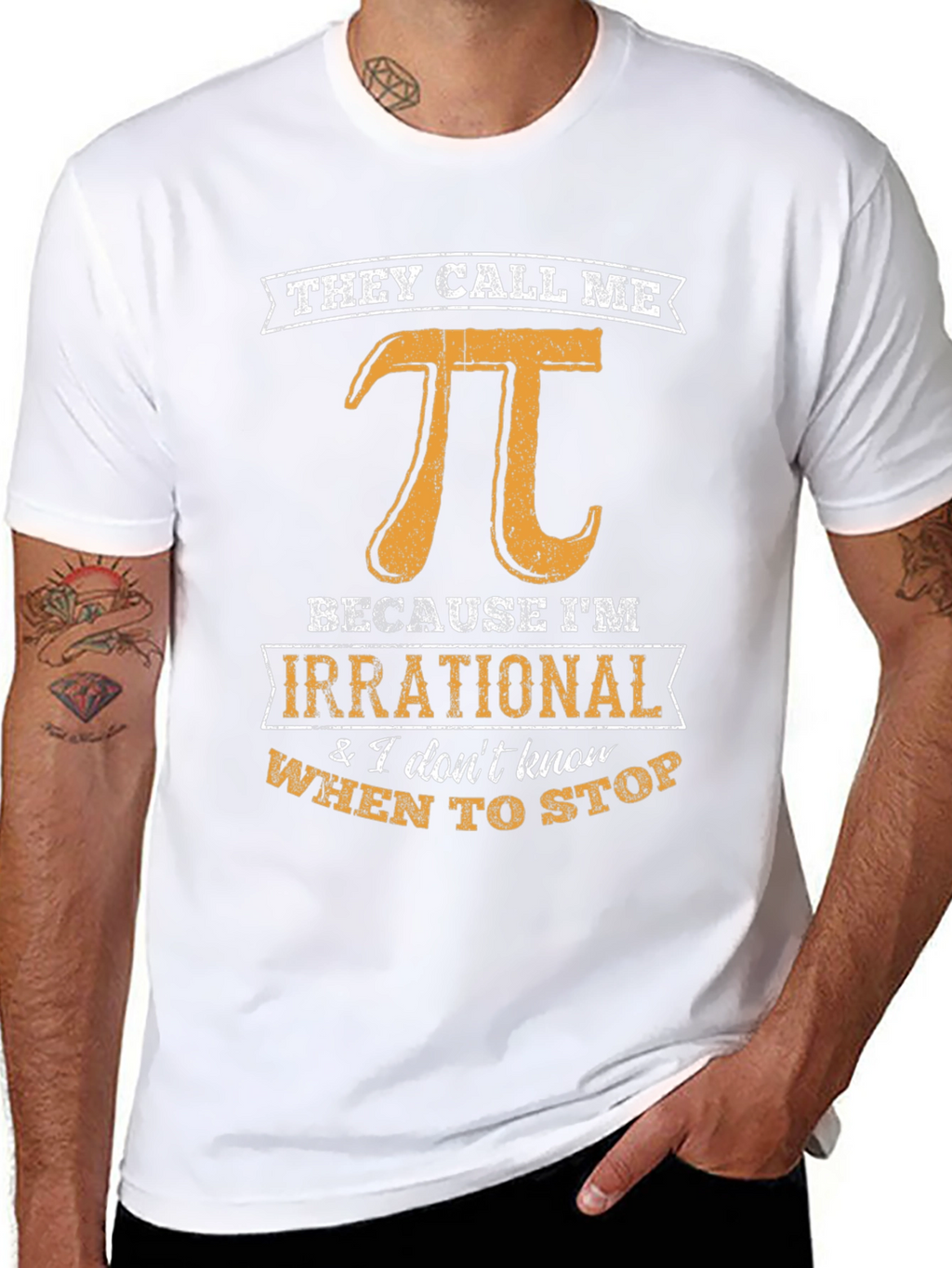 Irrational Pi T-Shirt - Funny Math Geek Tee