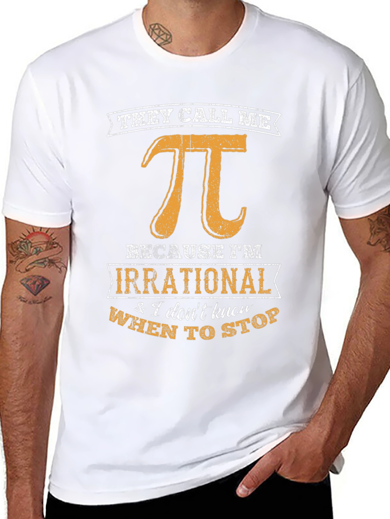 Irrational Pi T-Shirt - Funny Math Geek Tee