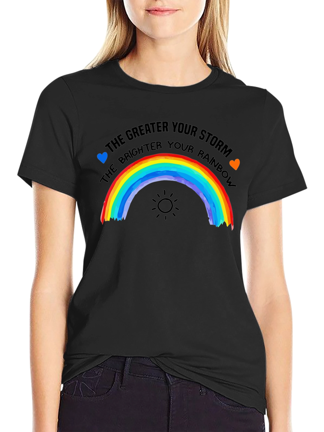 Rainbow Storm T-Shirt: The Brighter the Rainbow