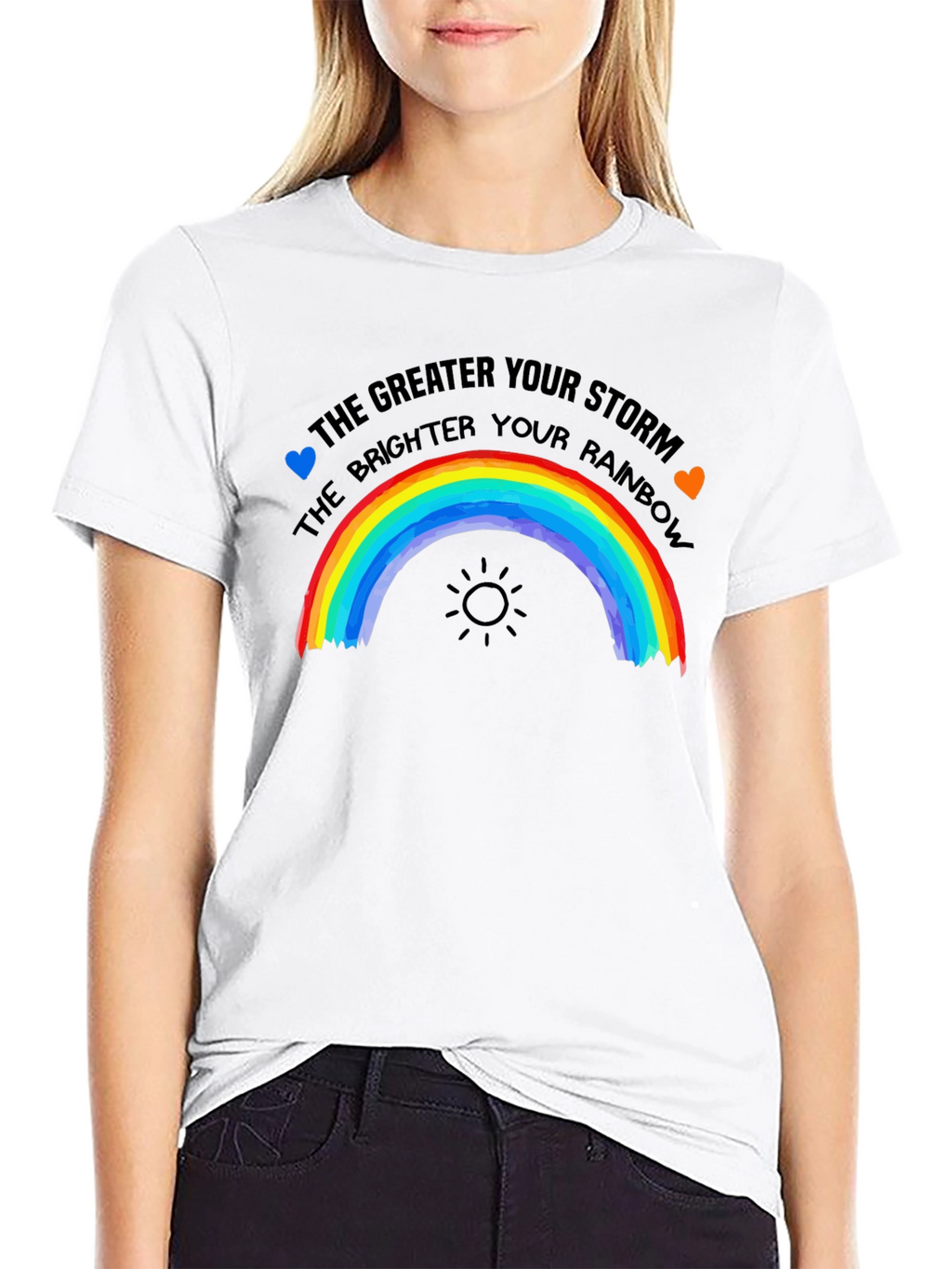 Rainbow Storm T-Shirt: The Brighter the Rainbow