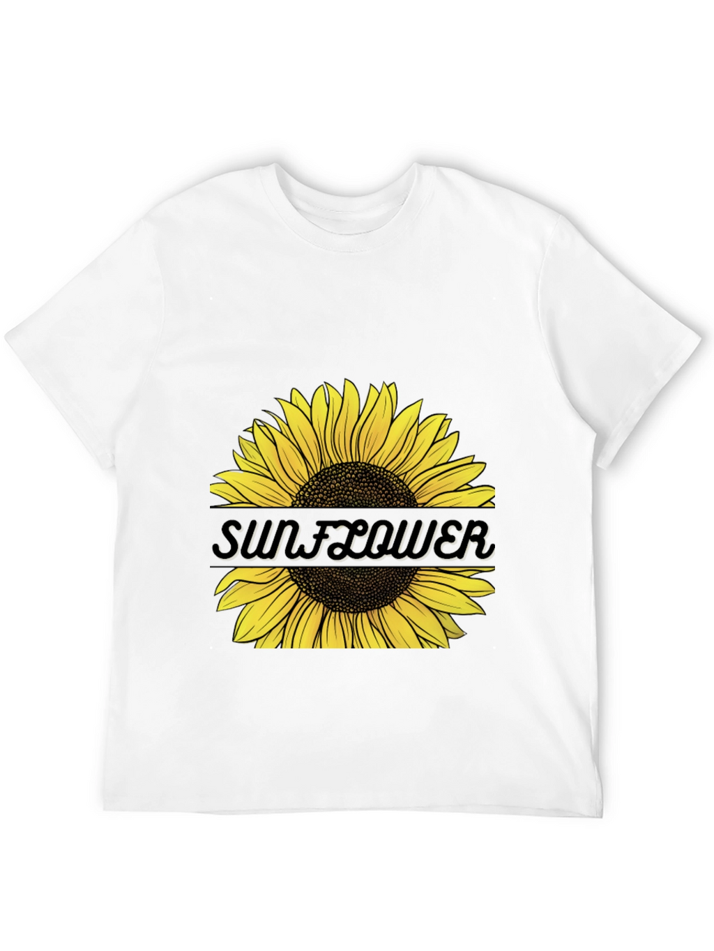 Sunflower Graphic Tee - Unisex Black T-Shirt