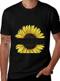 Sunflower Graphic Tee - Unisex Black T-Shirt
