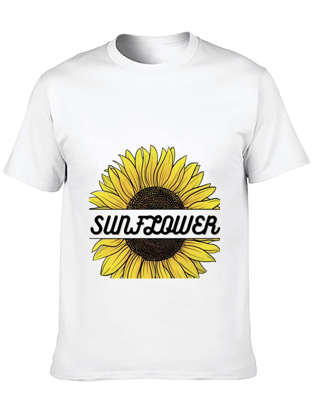 Sunflower Graphic Tee - Unisex Black T-Shirt