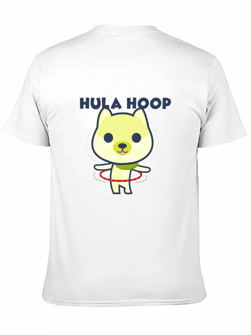 Hula Hoop Dog Graphic T-Shirt