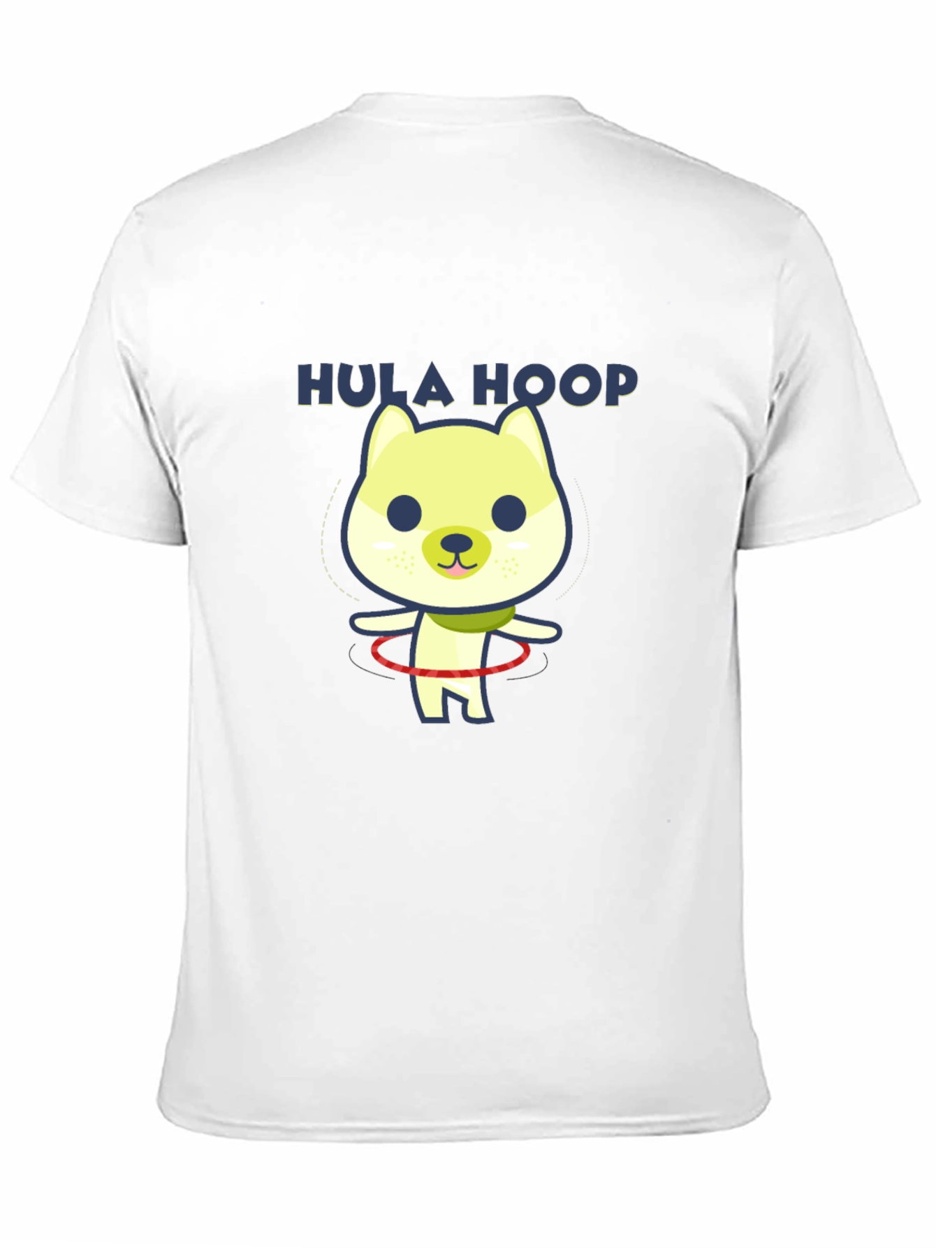 Hula Hoop Dog Graphic T-Shirt