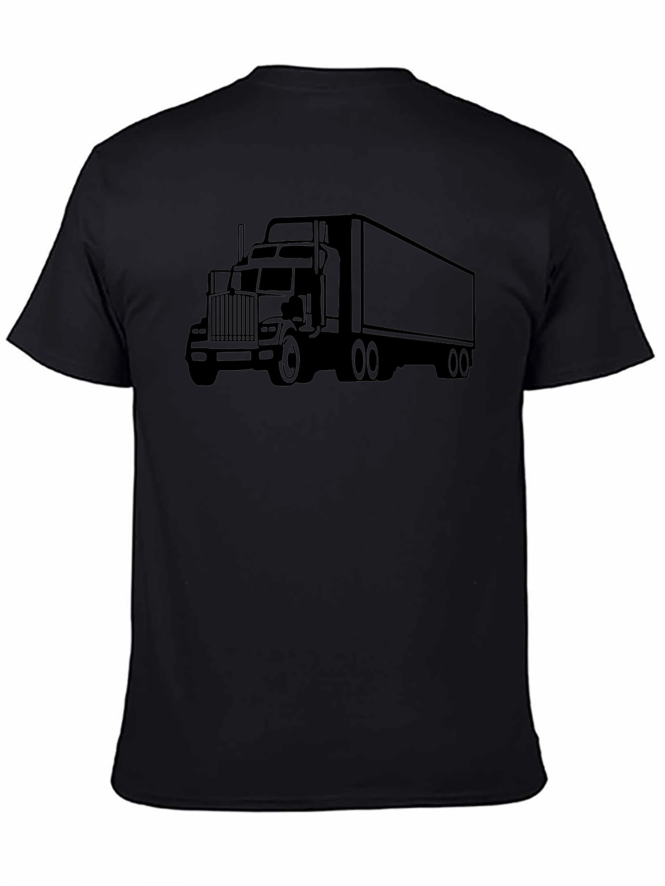Truck Graphic T-Shirt - Black Cotton Tee