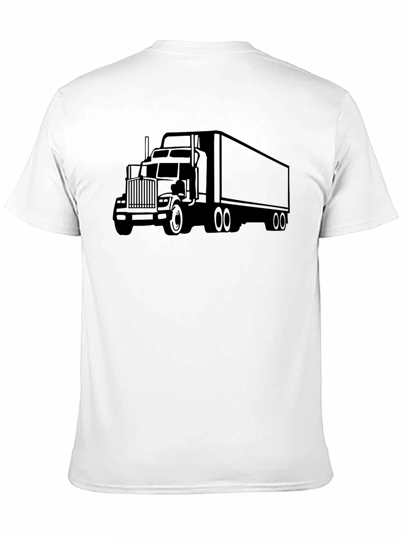 Truck Graphic T-Shirt - Black Cotton Tee