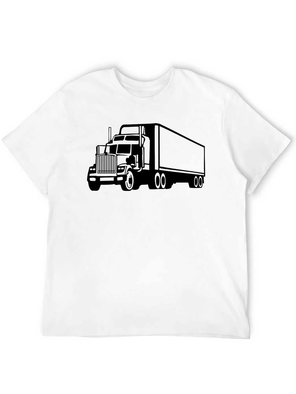 Truck Graphic T-Shirt - Black Cotton Tee