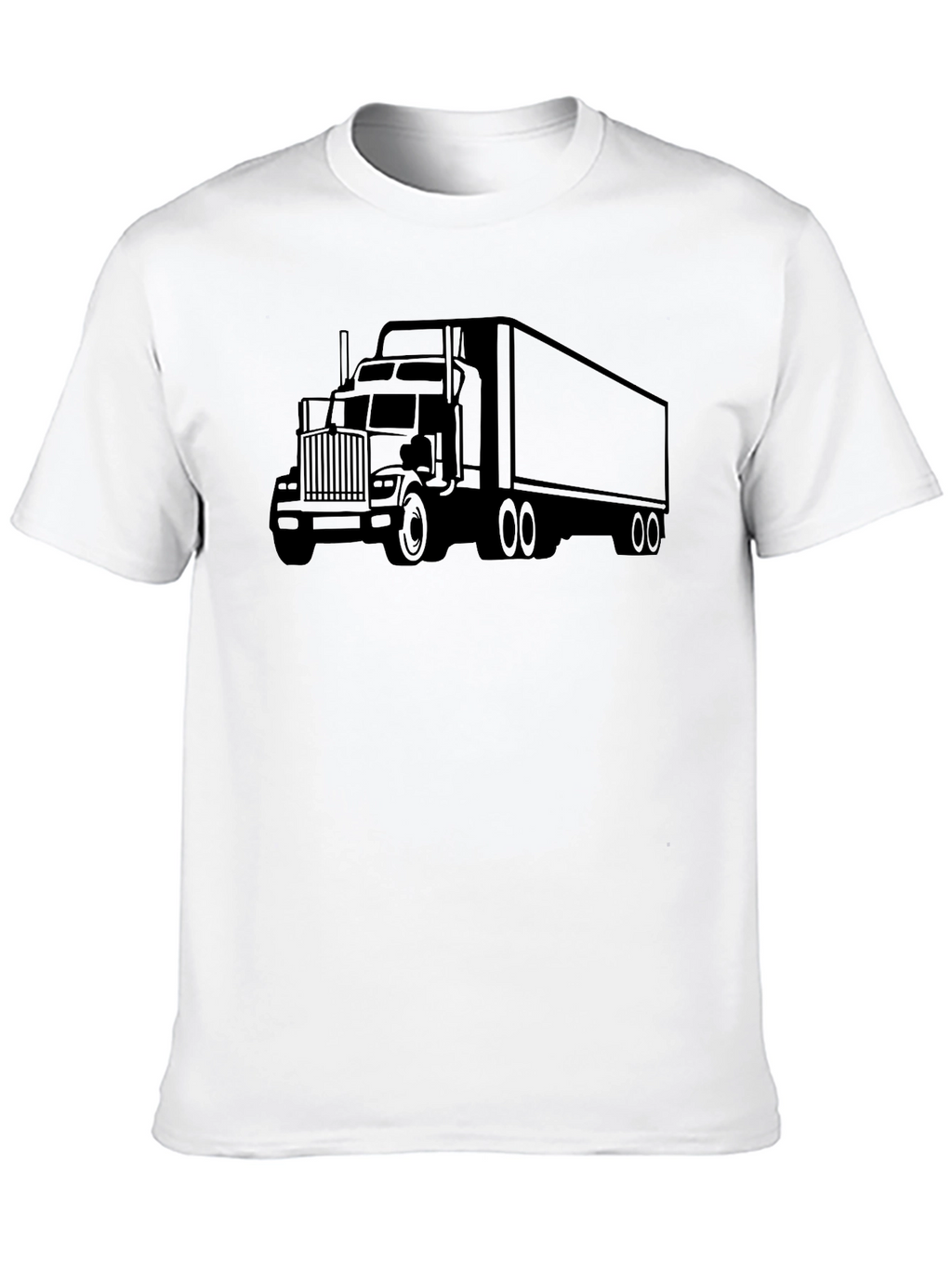 Truck Graphic T-Shirt - Black Cotton Tee