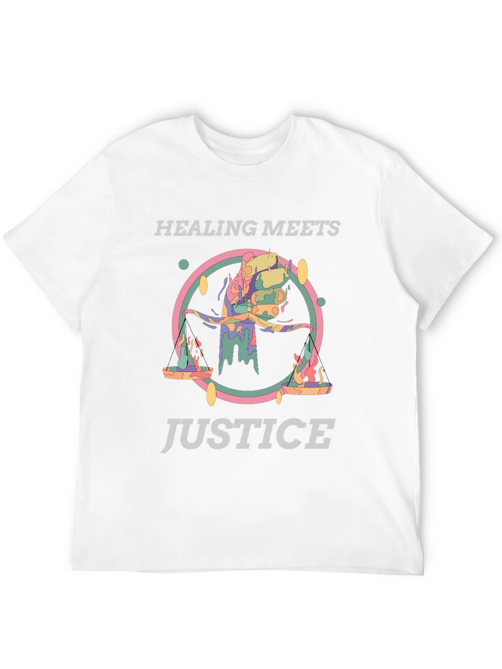 Healing Meets Justice Graphic Tee - Unisex