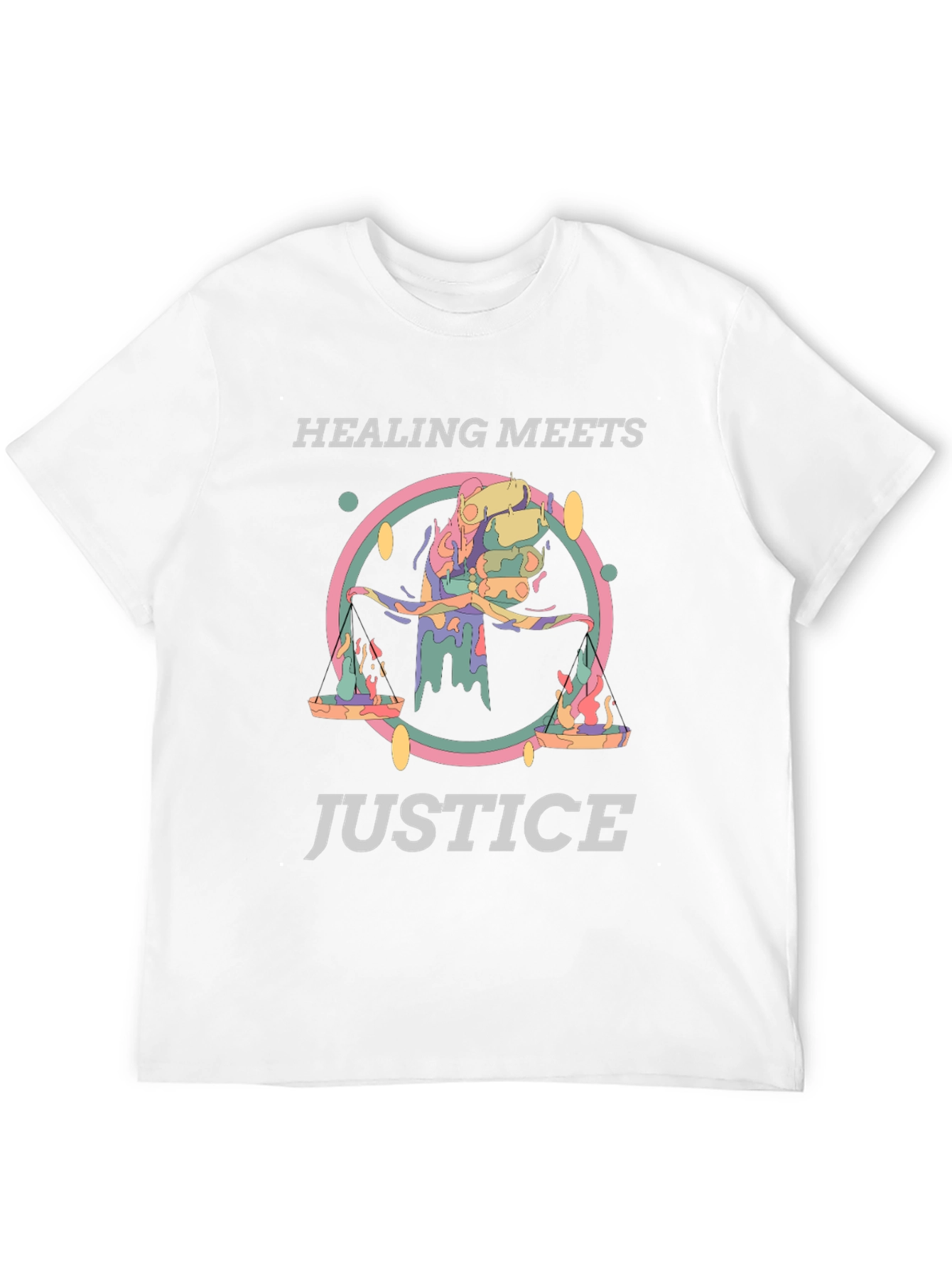 Healing Meets Justice Graphic Tee - Unisex