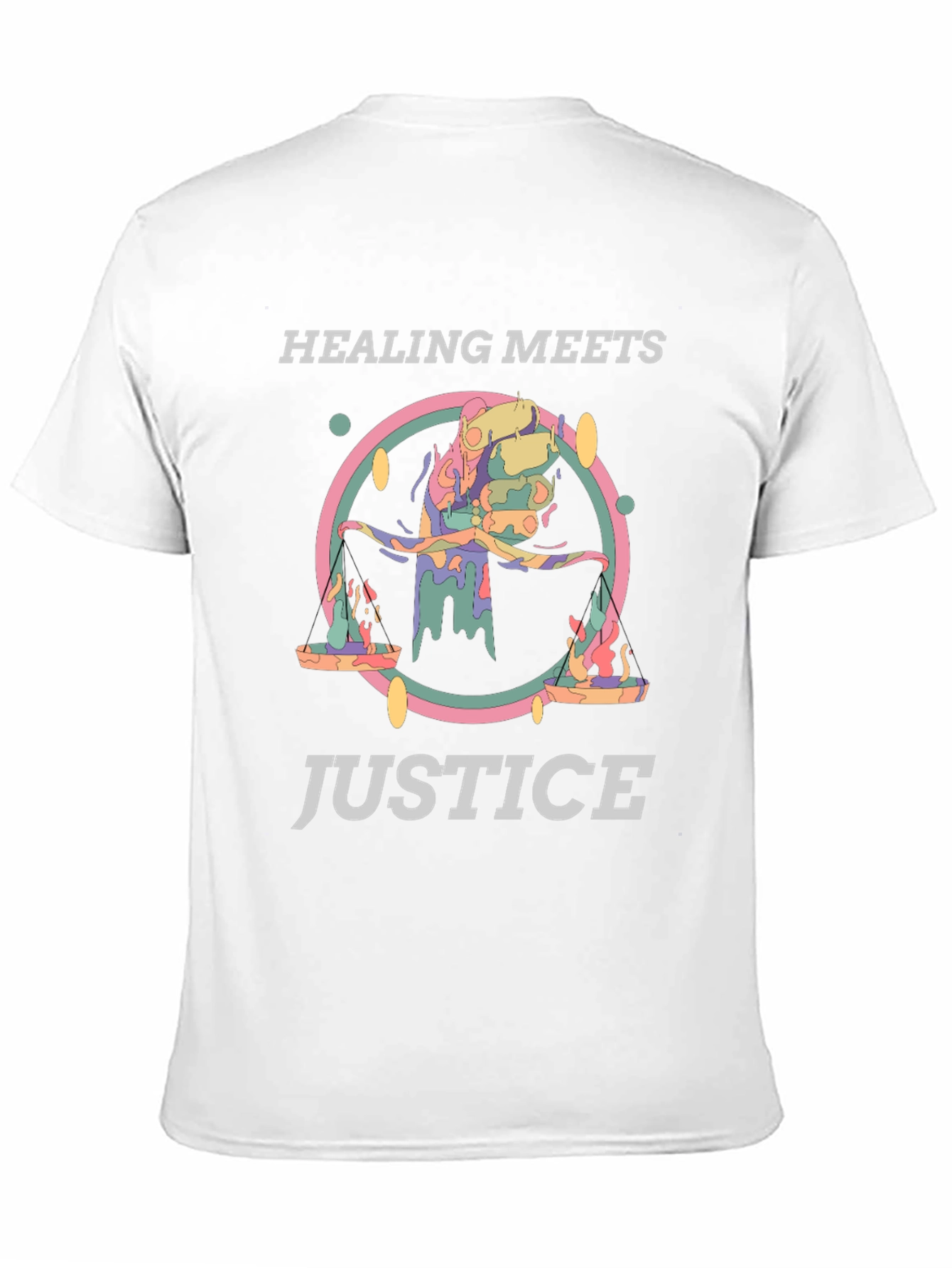 Healing Meets Justice Graphic Tee - Unisex