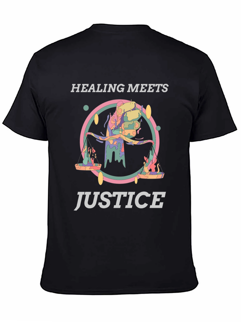 Healing Meets Justice Graphic Tee - Unisex