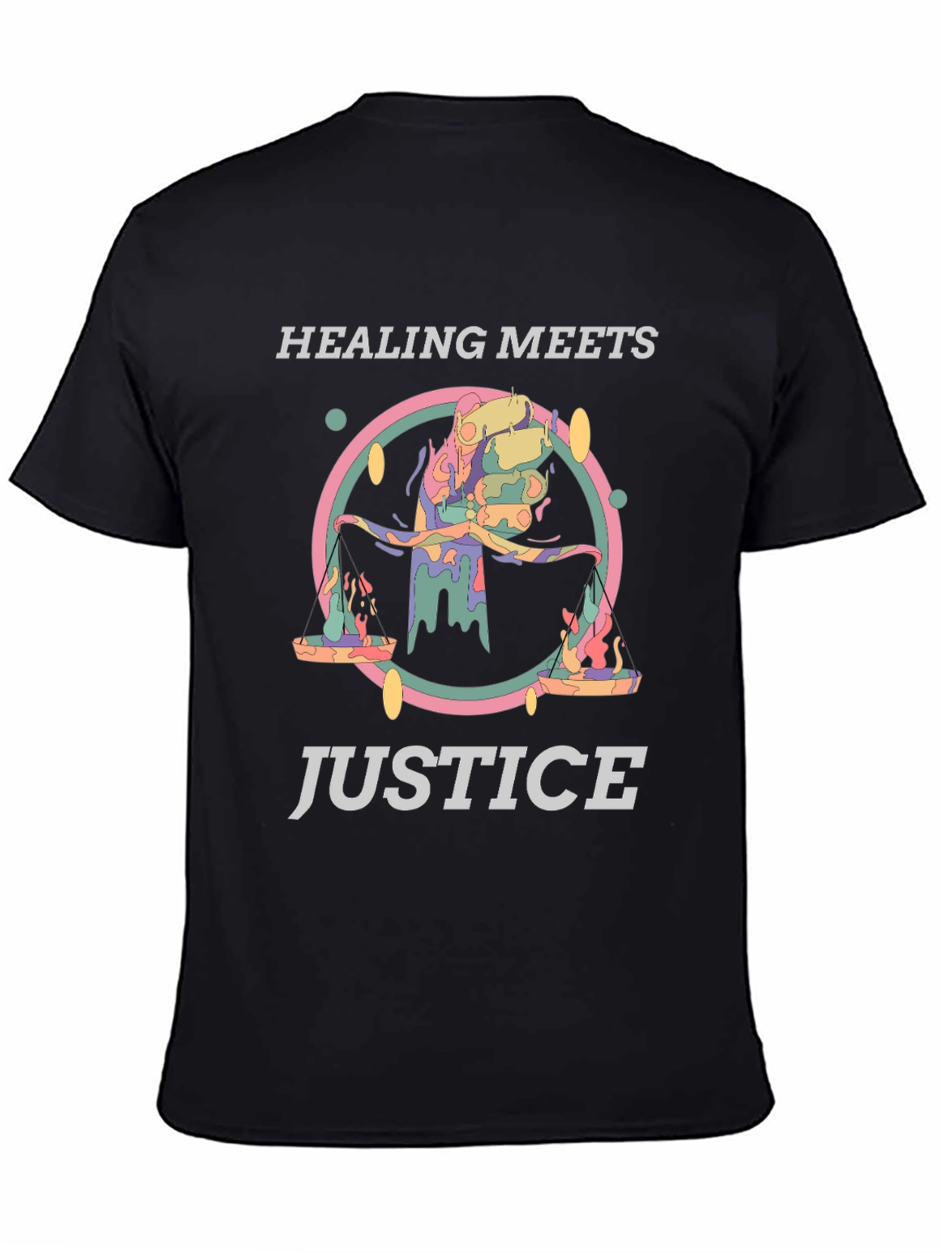 Healing Meets Justice Graphic Tee - Unisex