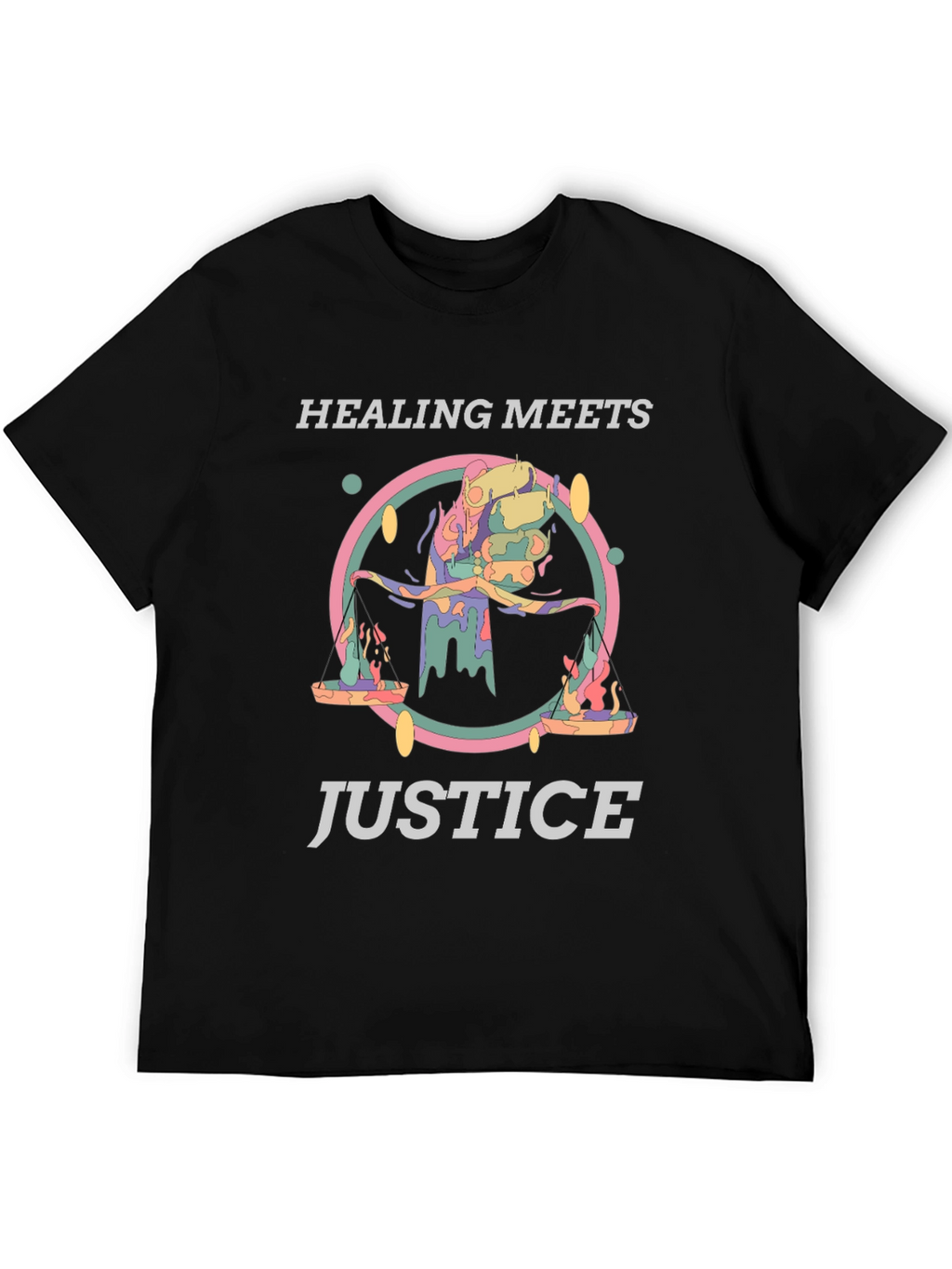 Healing Meets Justice Graphic Tee - Unisex