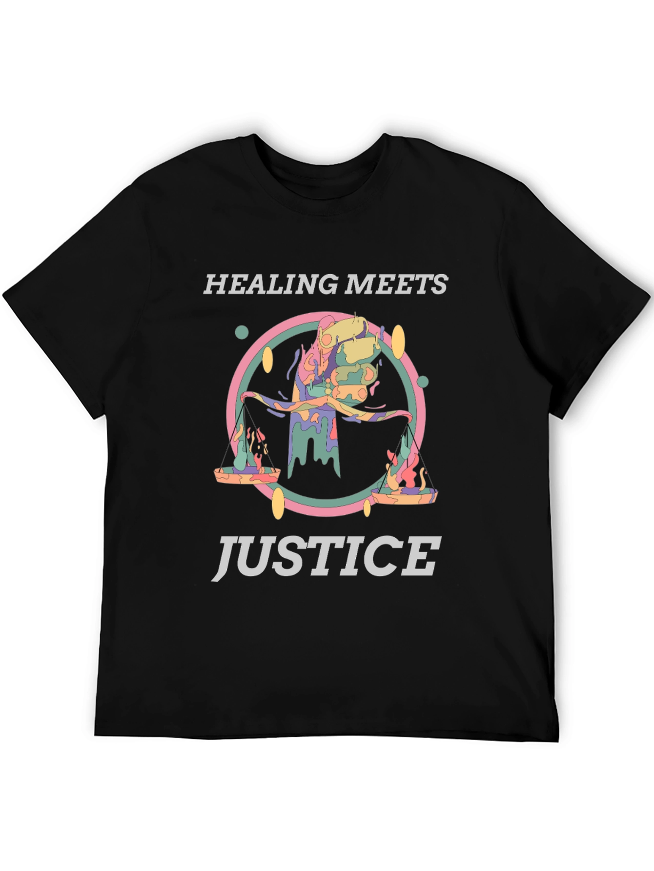 Healing Meets Justice Graphic Tee - Unisex