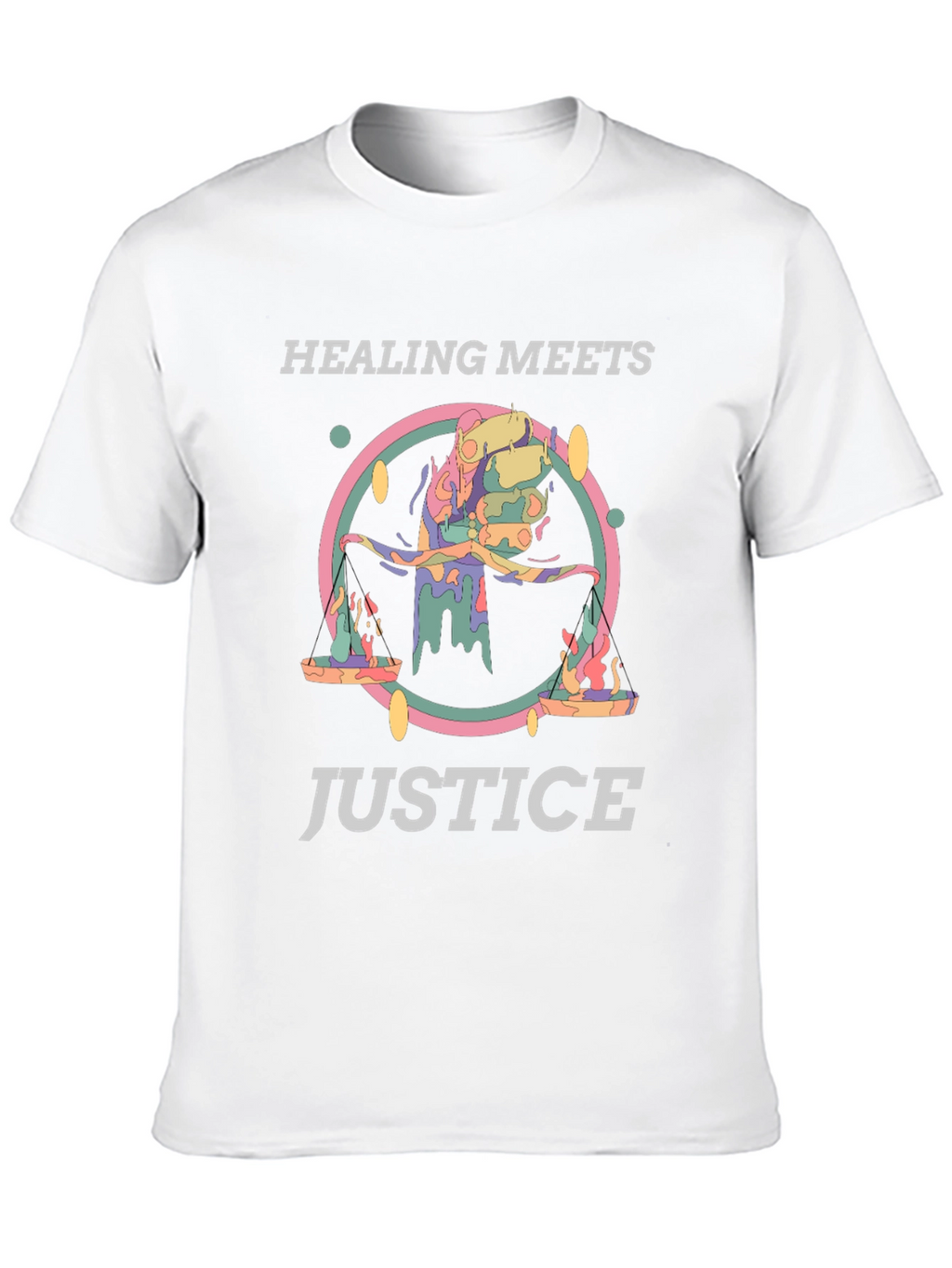 Healing Meets Justice Graphic Tee - Unisex