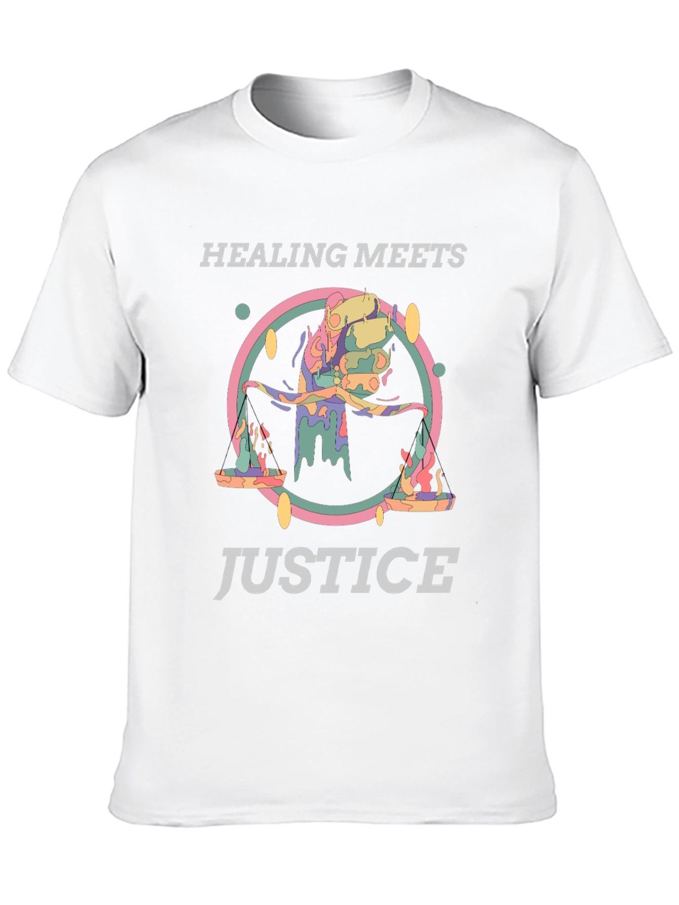 Healing Meets Justice Graphic Tee - Unisex