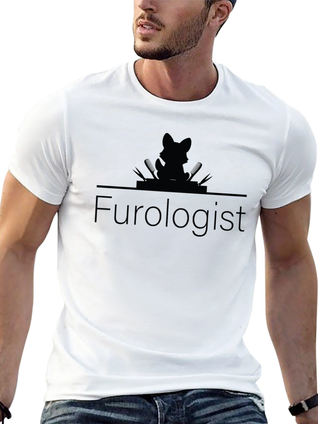 Fur-ologist Black T-Shirt