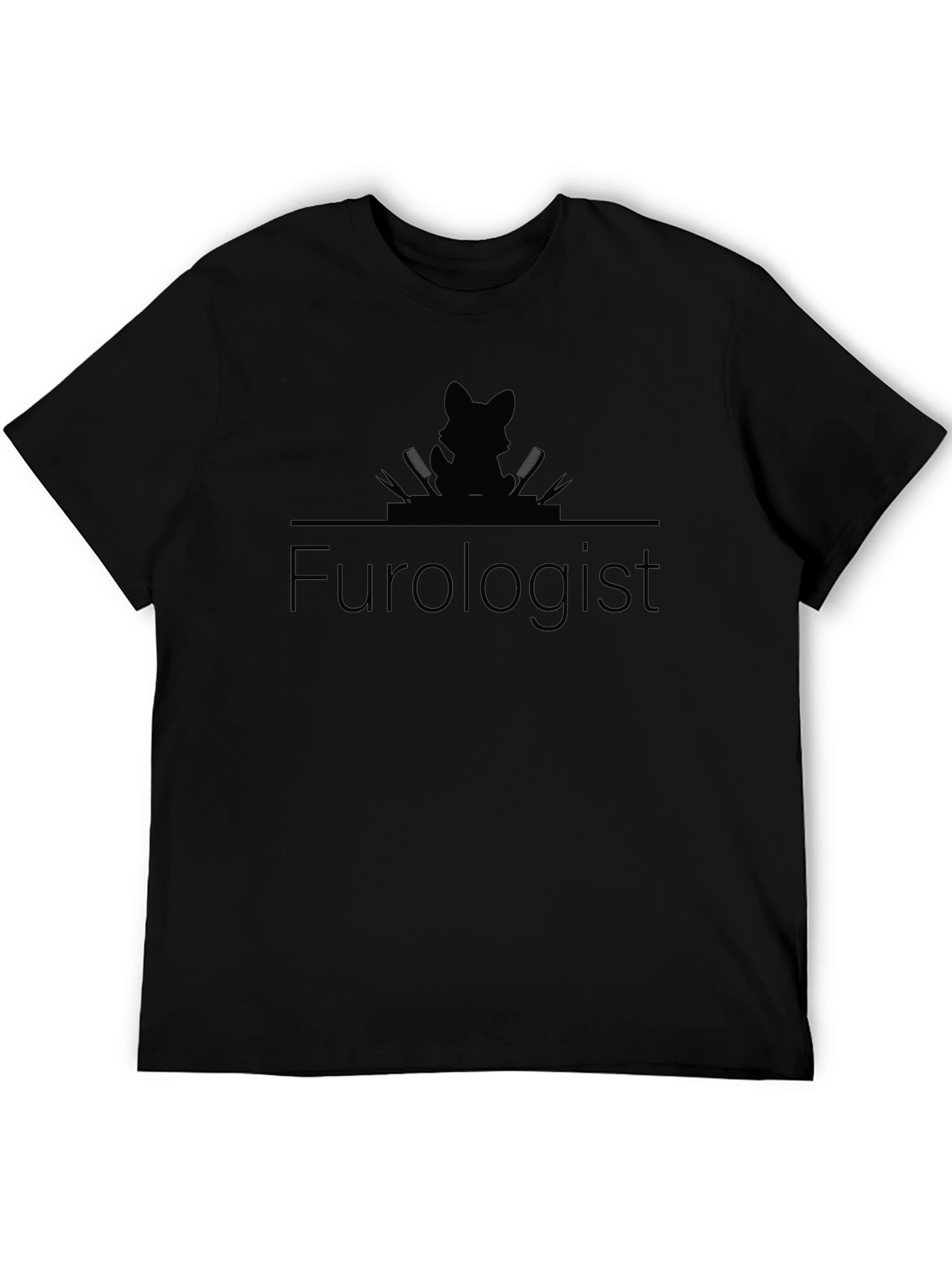 Fur-ologist Black T-Shirt
