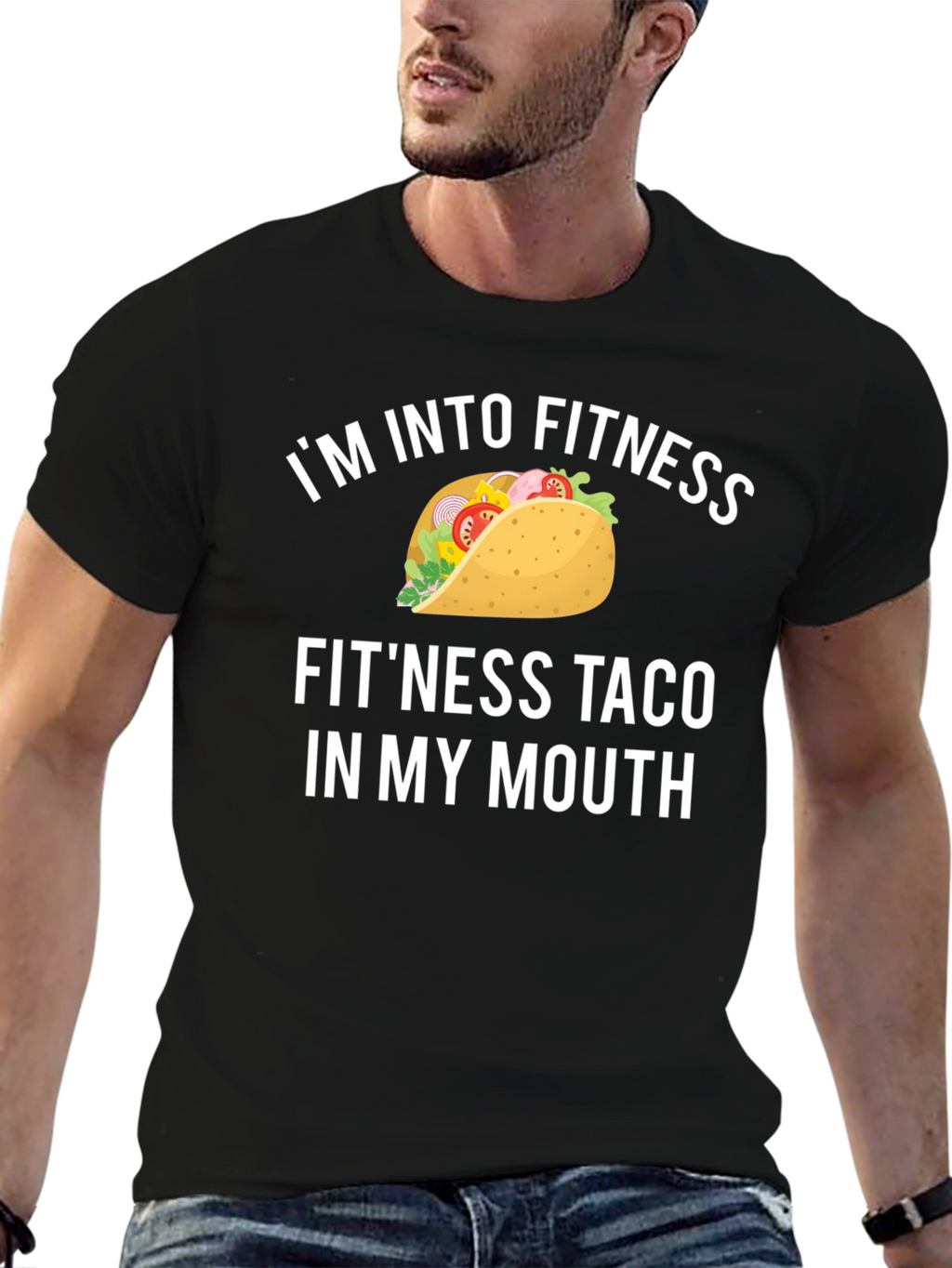 Fitness Taco Graphic T-Shirt