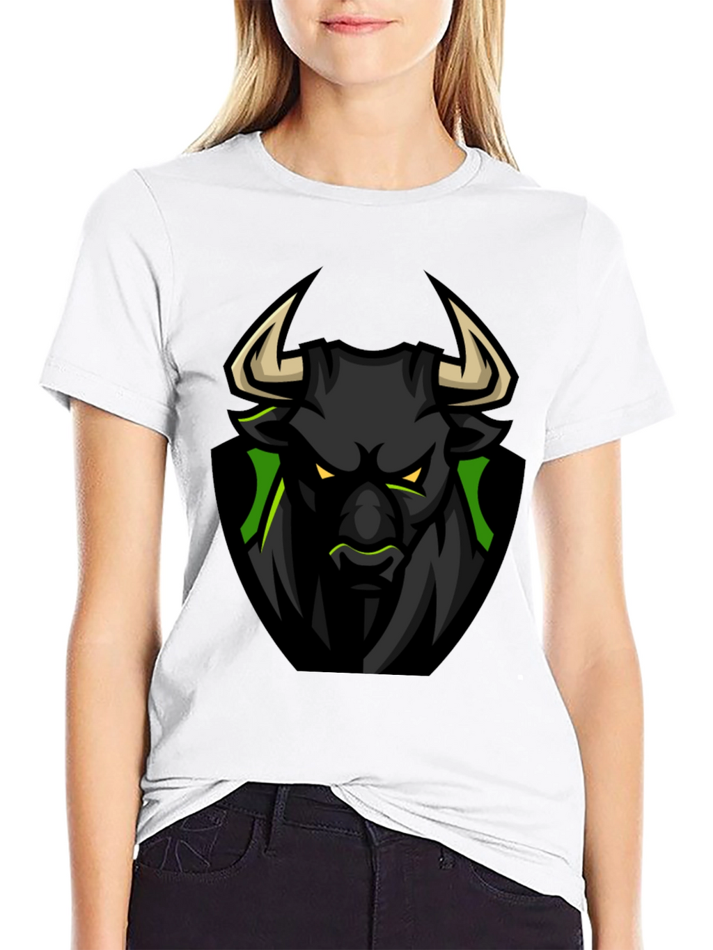 Black Bull Graphic Tee - Fierce Design