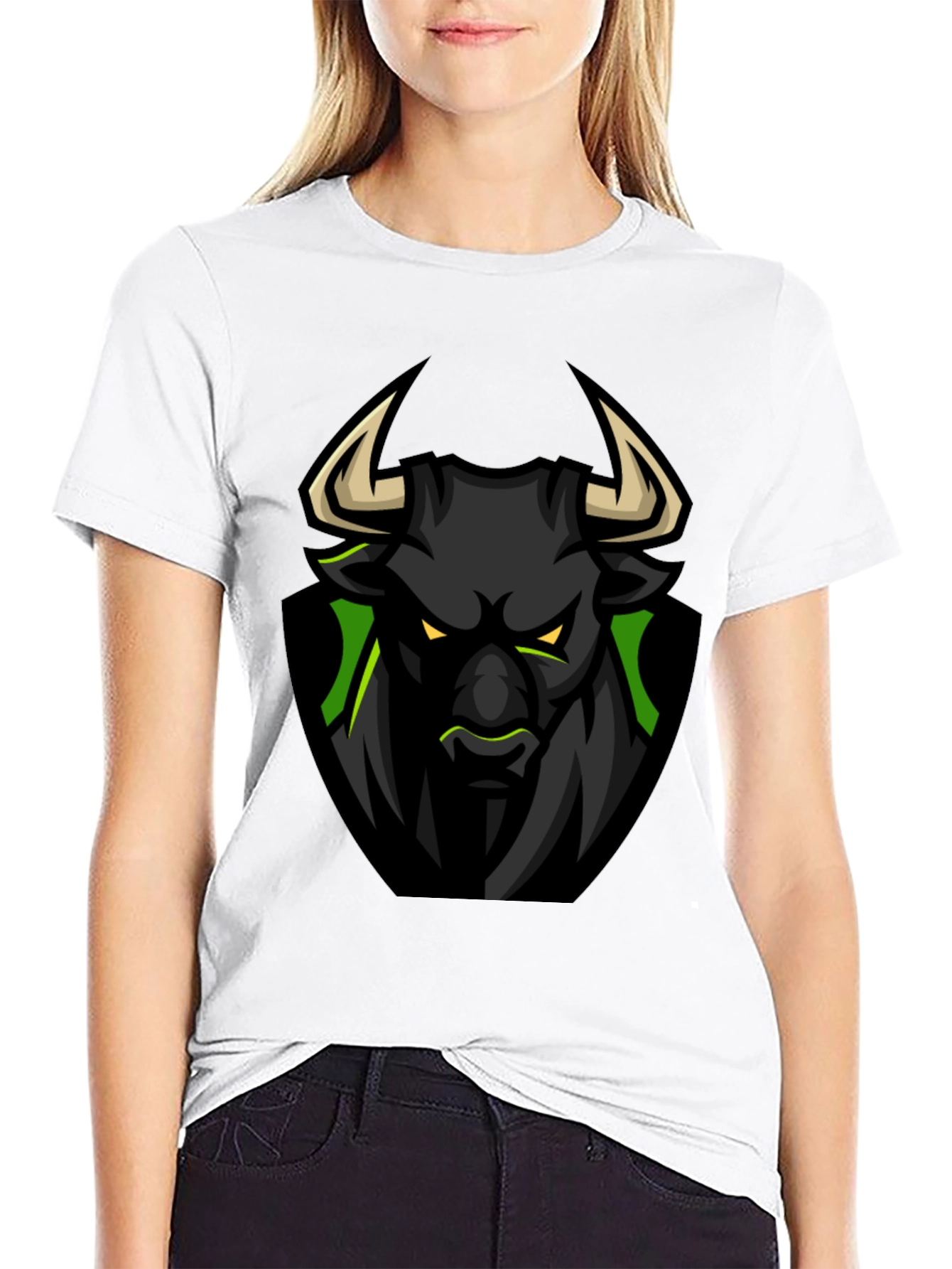 Black Bull Graphic Tee - Fierce Design