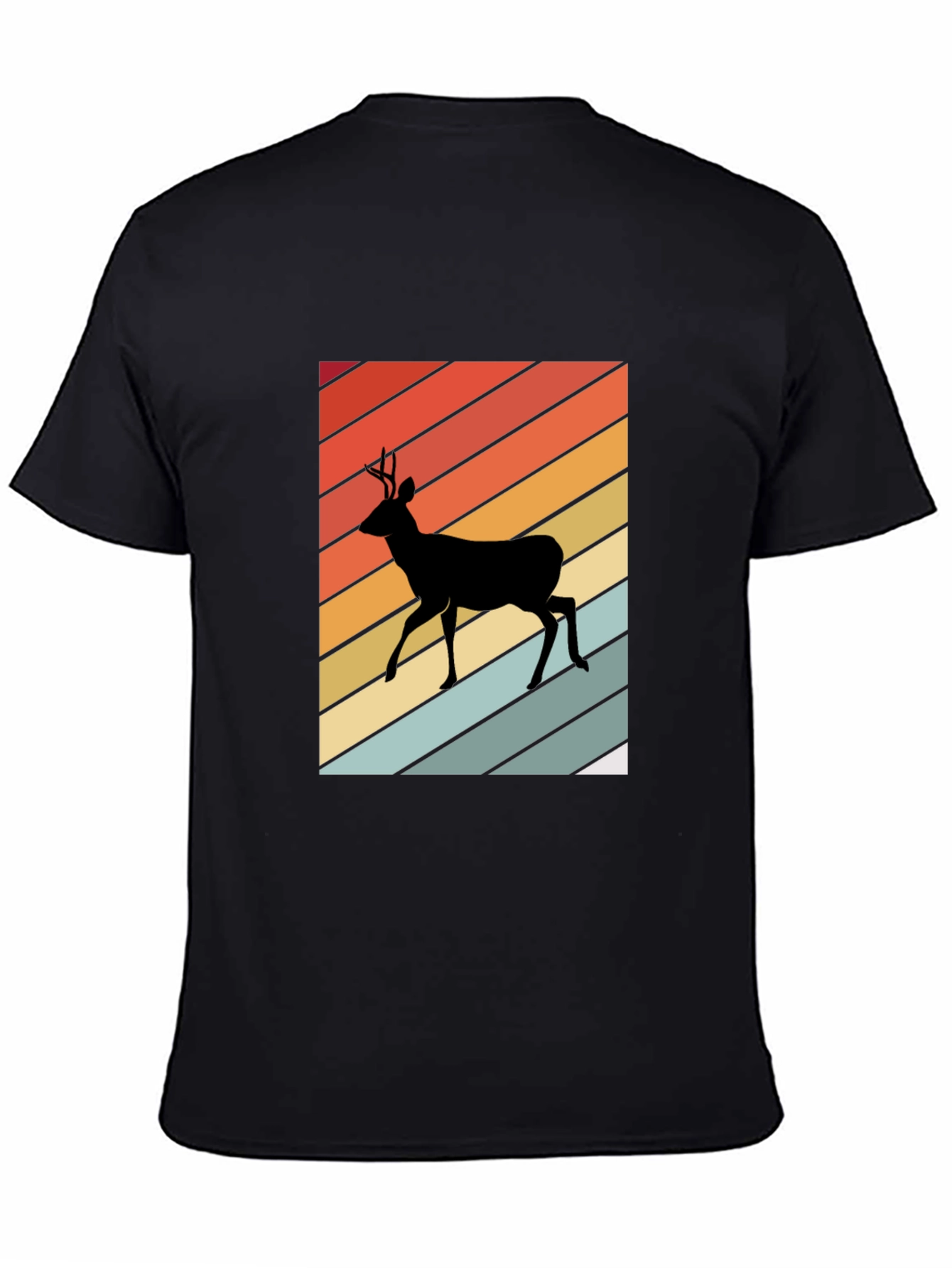 Retro Deer Silhouette T-Shirt