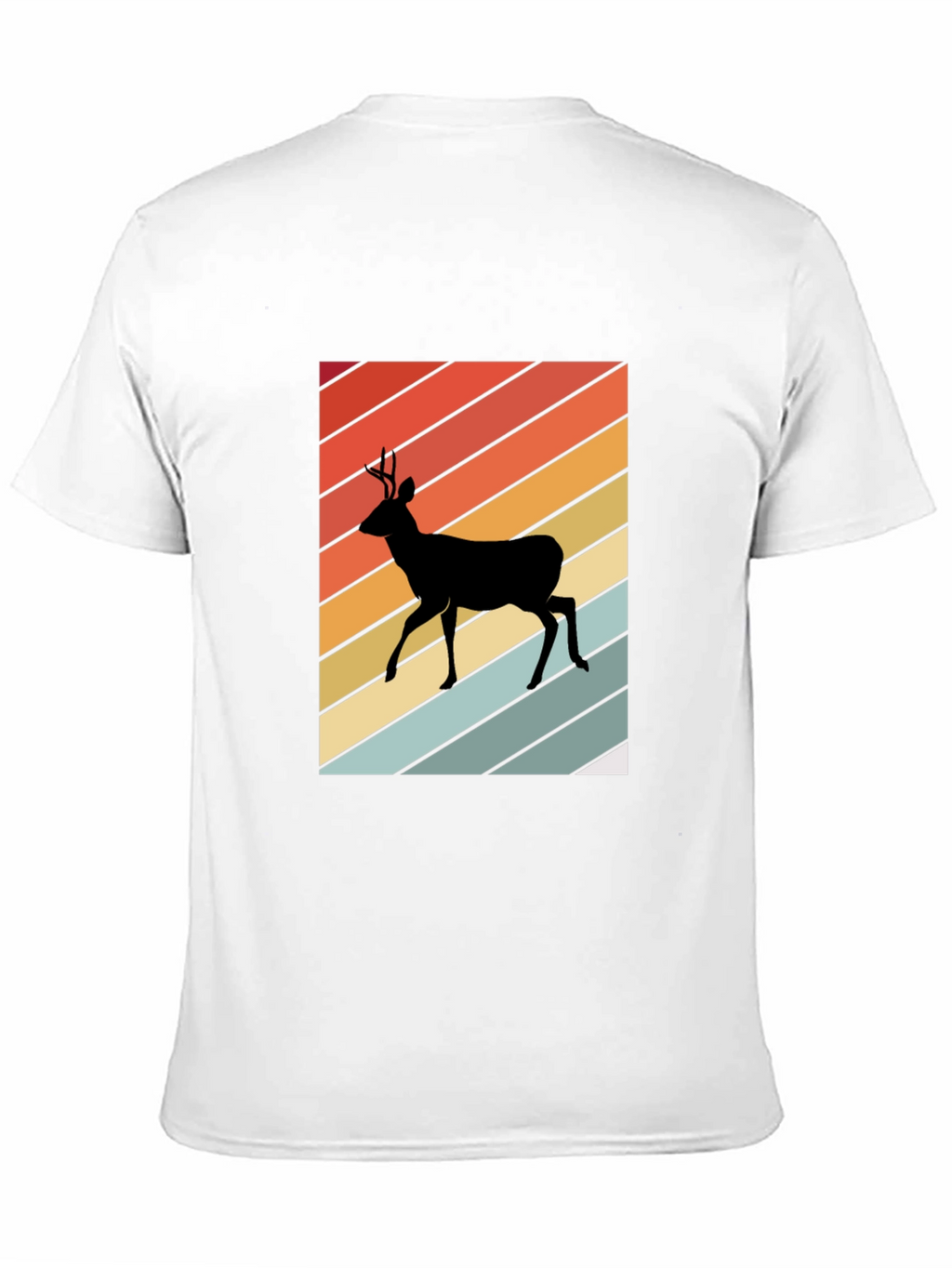 Retro Deer Silhouette T-Shirt