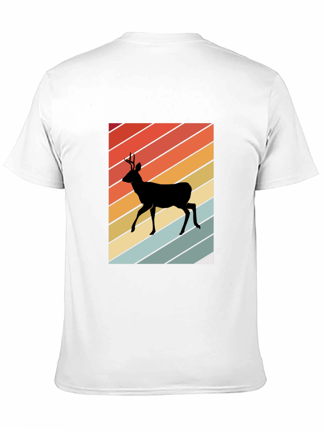 Retro Deer Silhouette T-Shirt