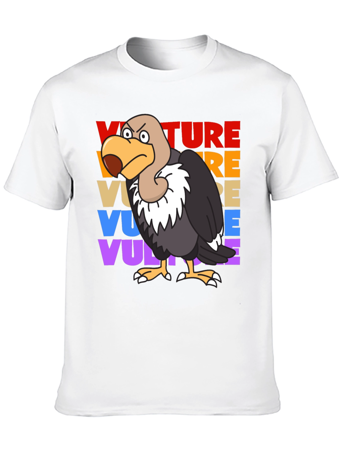 Vulture T-Shirt - Retro Style Cartoon Bird Tee